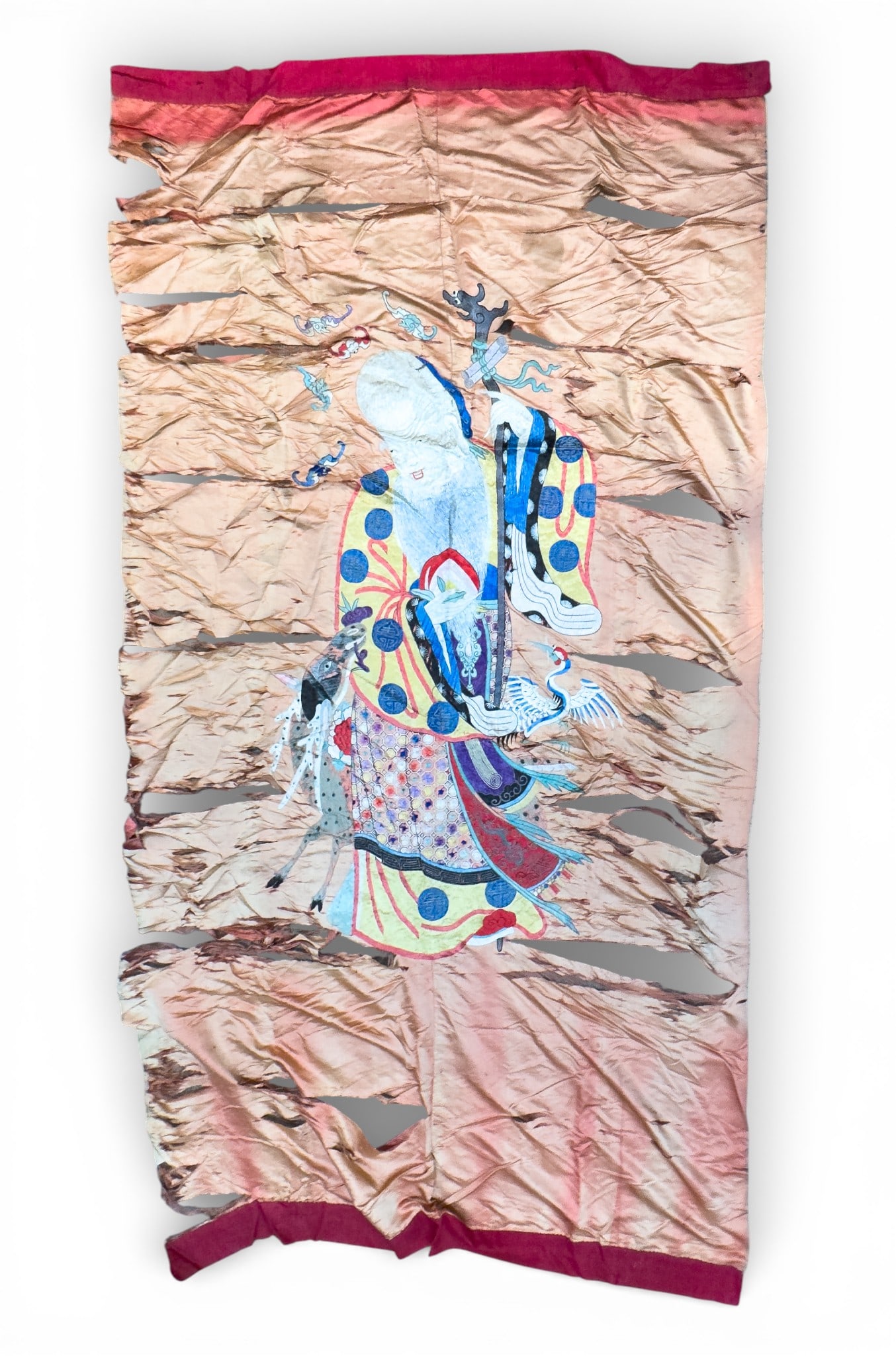 18/19th C Chinese Silk Banner (1 of 18)