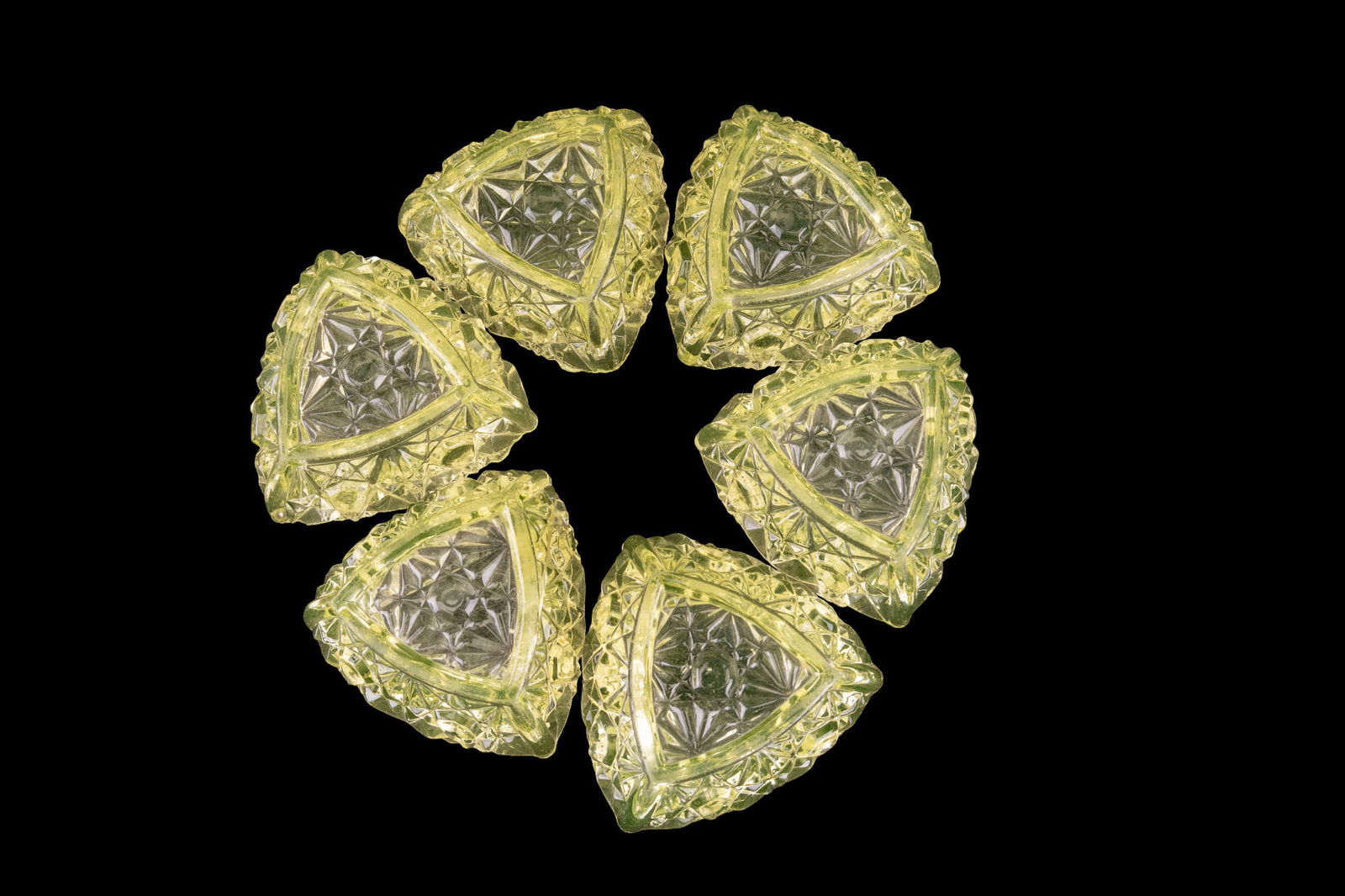 Uranium Glass Tableware - 3