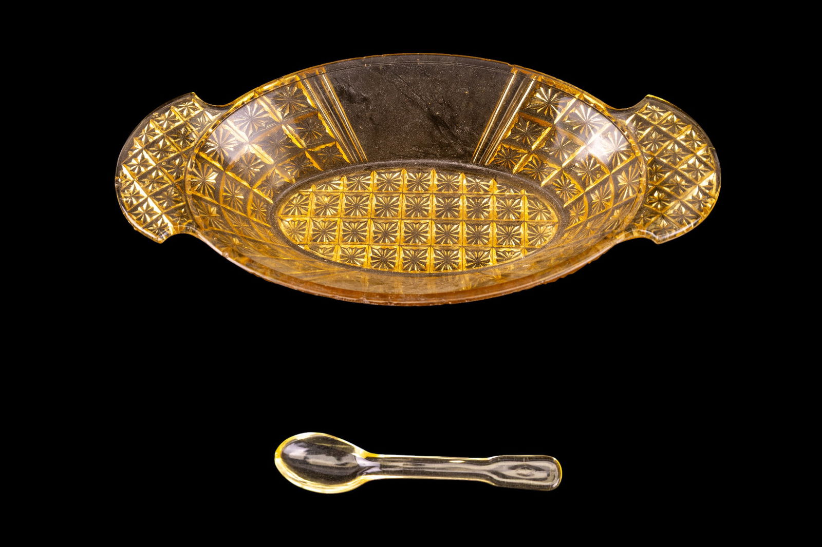 Uranium Glass Tableware - 6