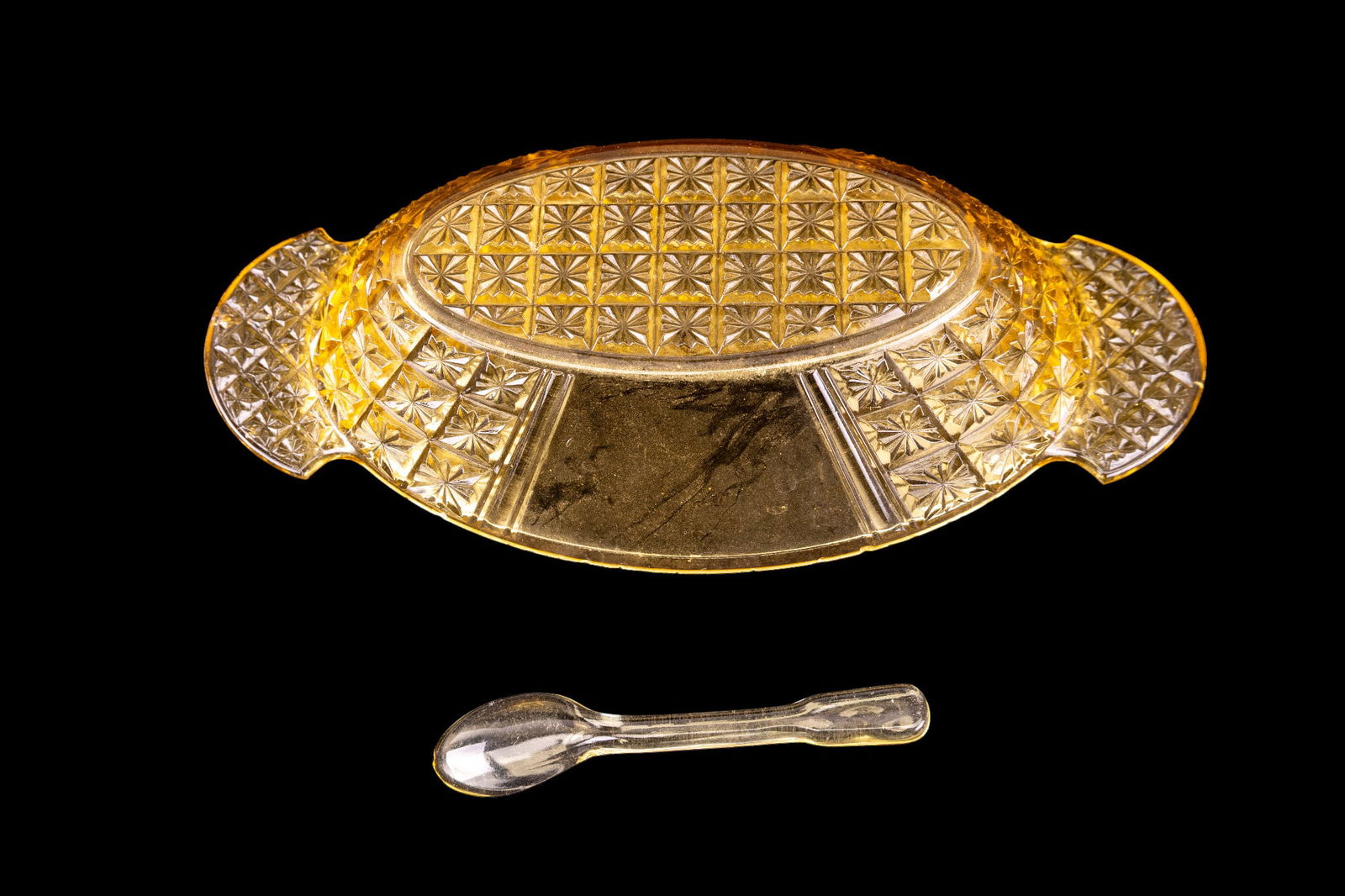 Uranium Glass Tableware - 7