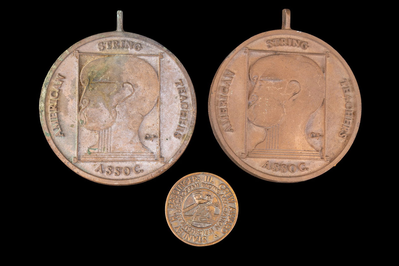 Vintage Bronze & Metal Medals (1 of 7)