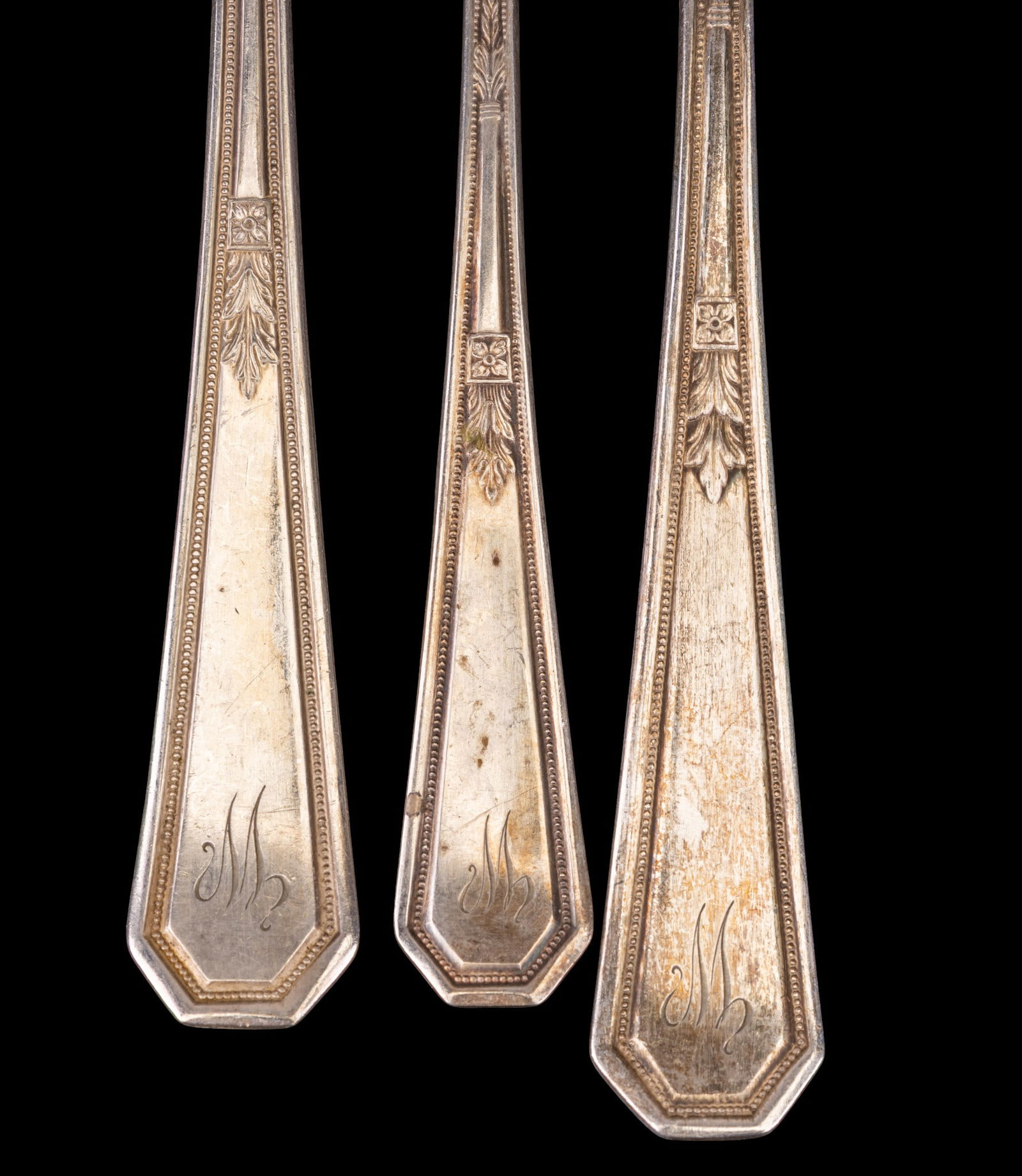 Rogers Monogrammed Bouquet Pattern Flatware - 5