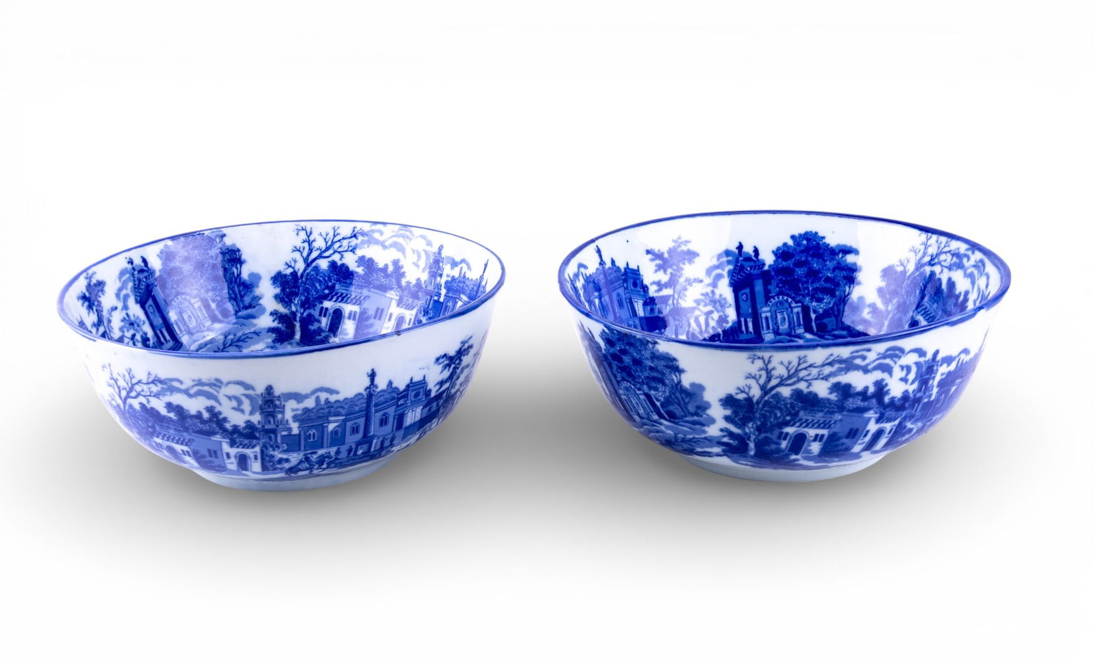 Pair of Blue & White Transferware Bowls (1 of 13)