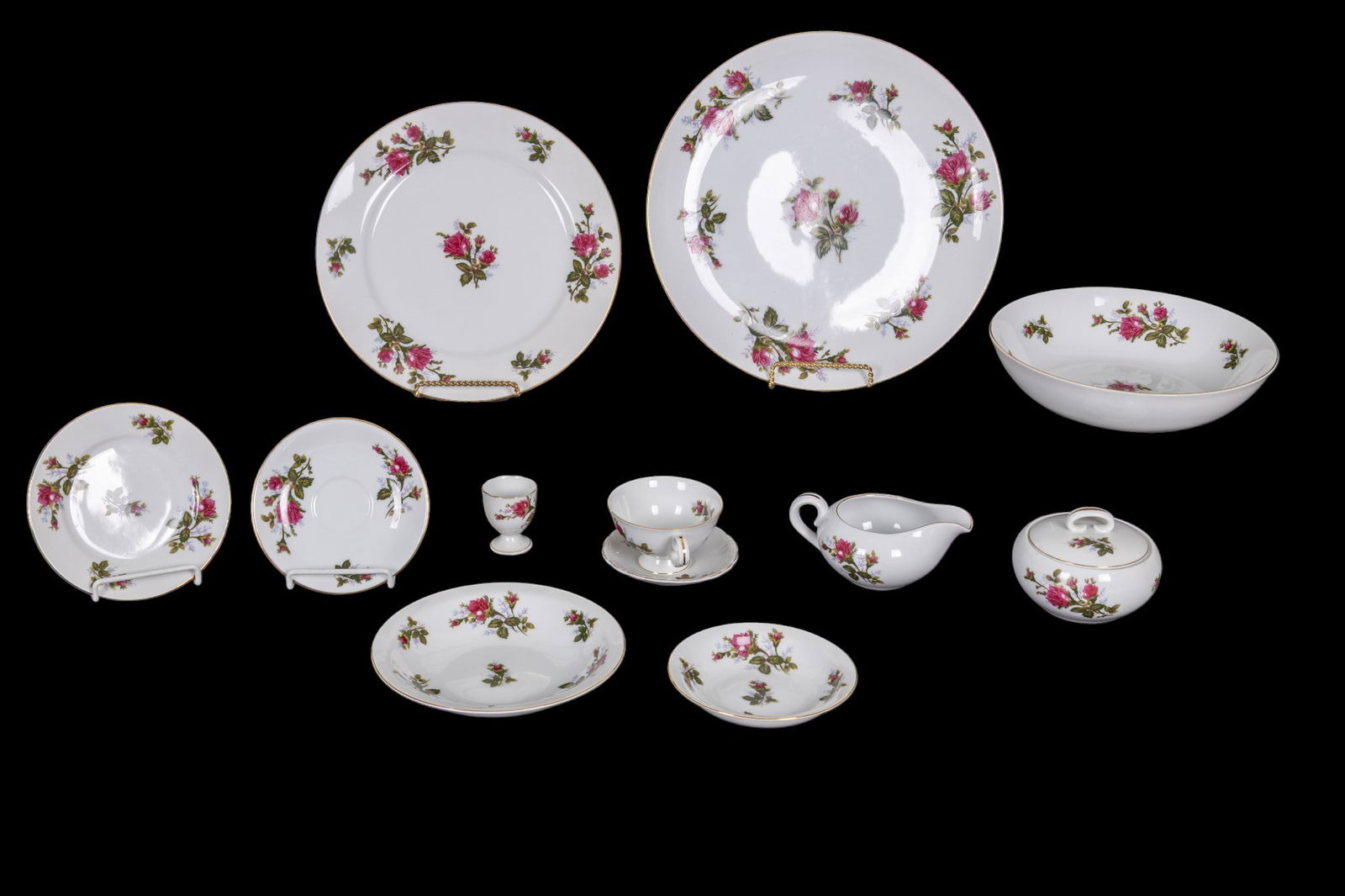 Mikasa Moss Rose China Set (1 of 15)