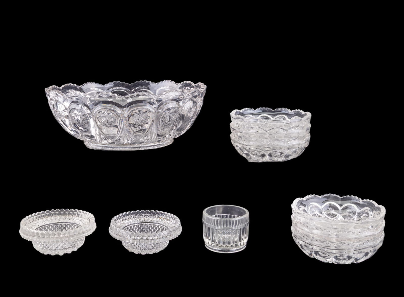 Vintage Glass Bowls and Fairy Lamp Candle Holders (1 of 16)