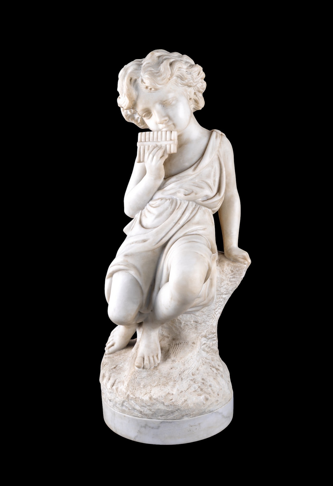 Italian Carved Marble Figural Sculpture, Firenze (1 of 9)