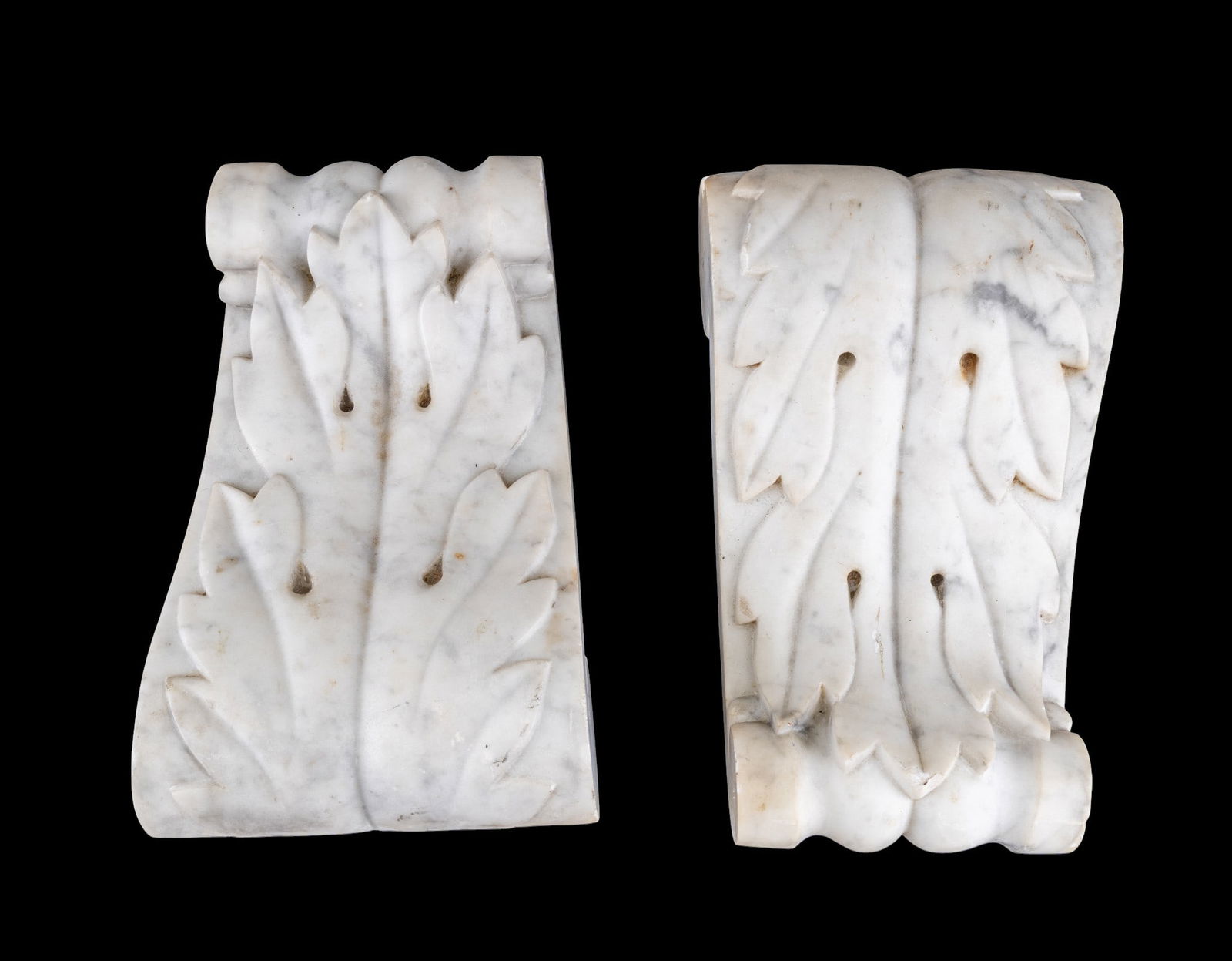 Pair of Carved Architectural Bookends (1 of 7)