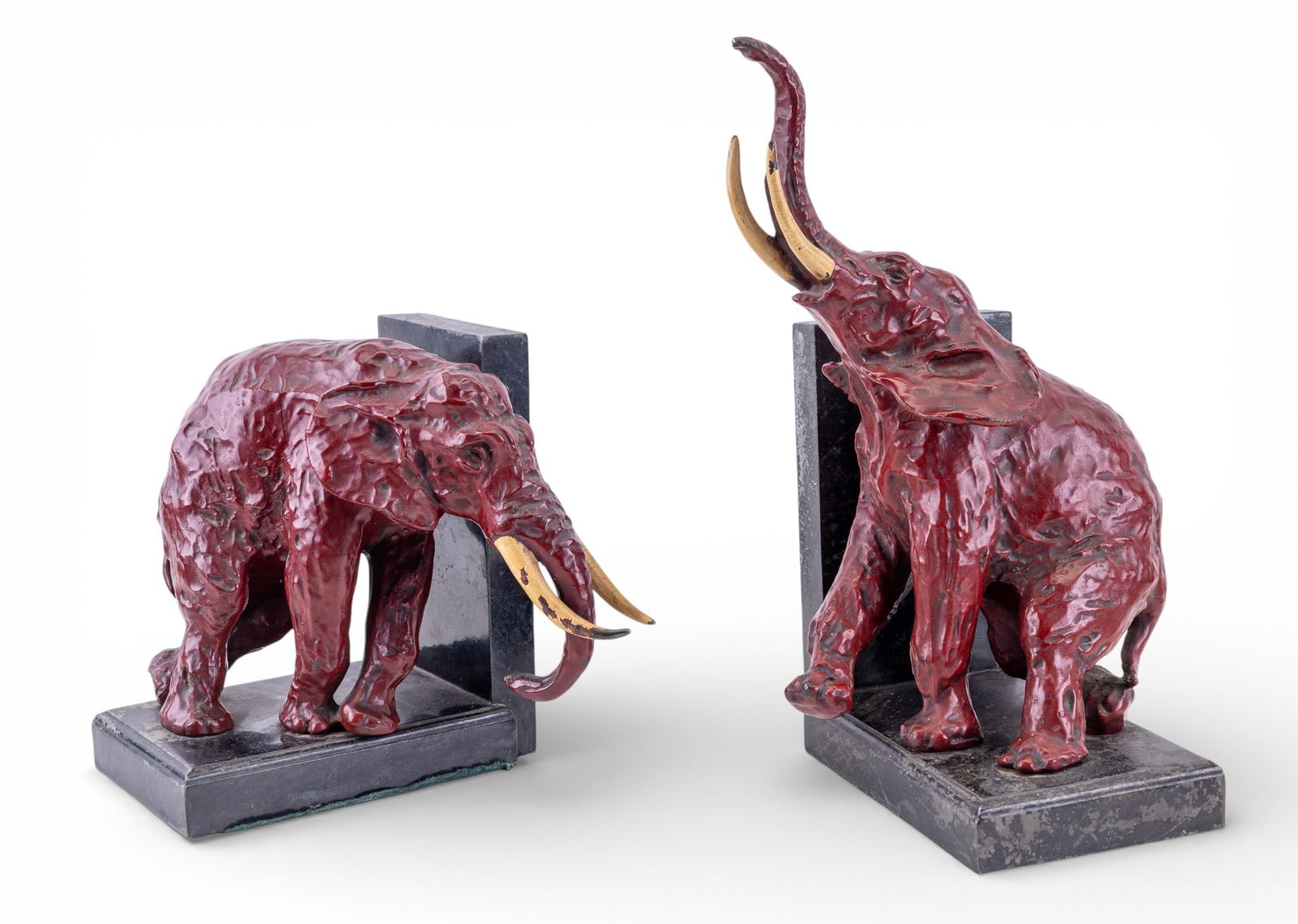 Ary Bitter Elephant Bronzed Bookends (1 of 10)