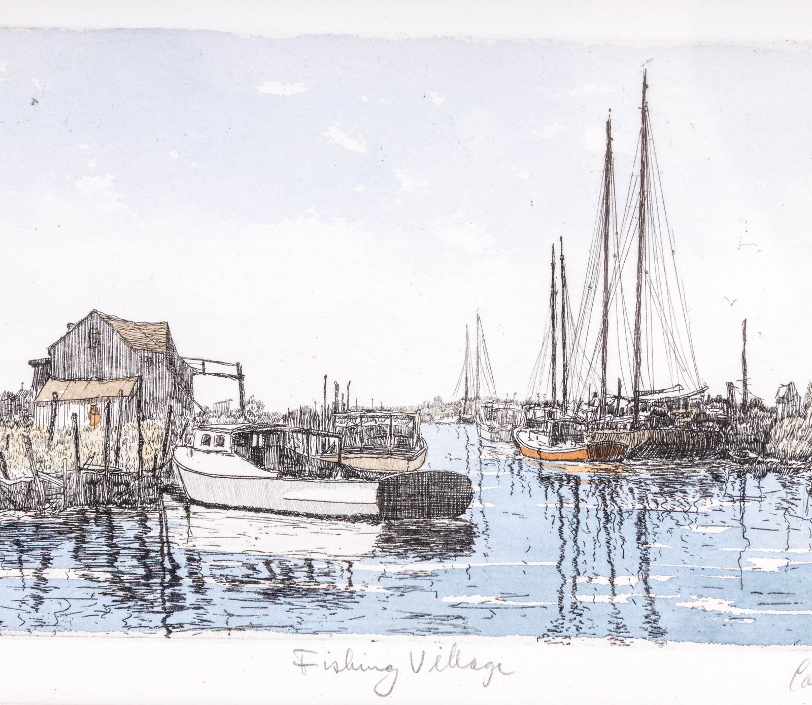 1928 Sampler and Etching - 3