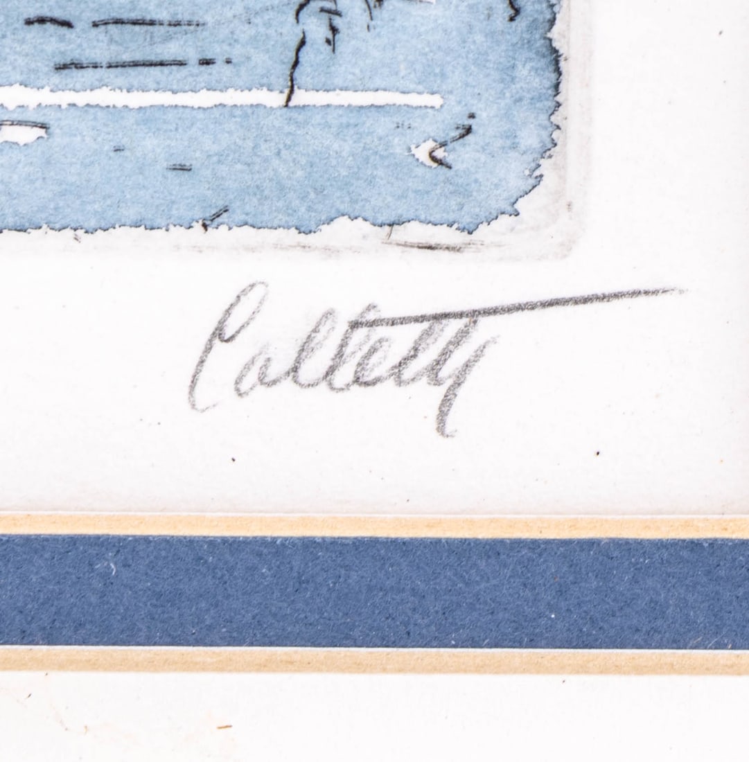 1928 Sampler and Etching - 5