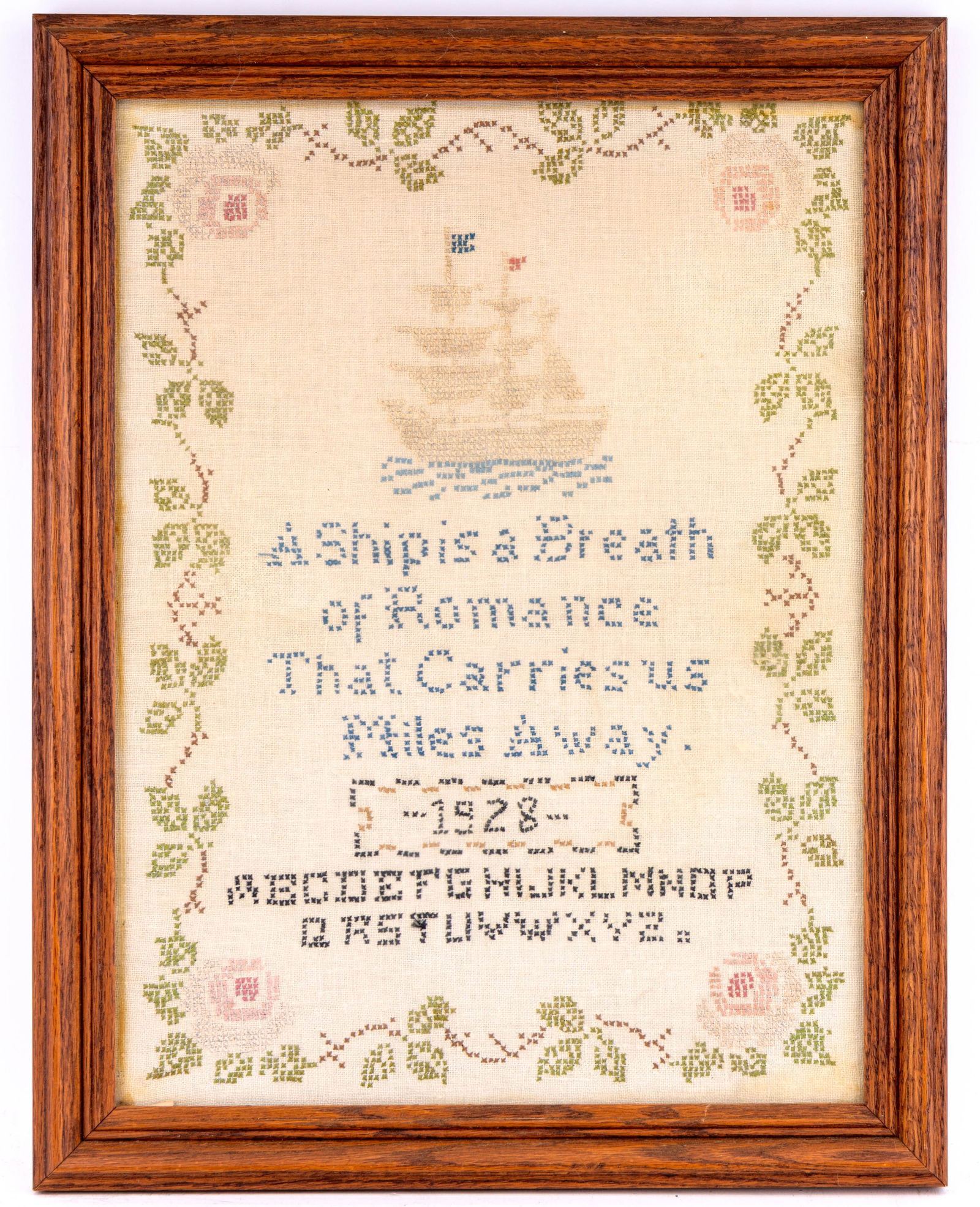 1928 Sampler and Etching - 9