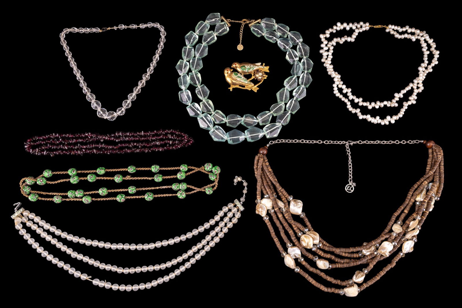 Pearl and Stone Necklaces (1 of 20)