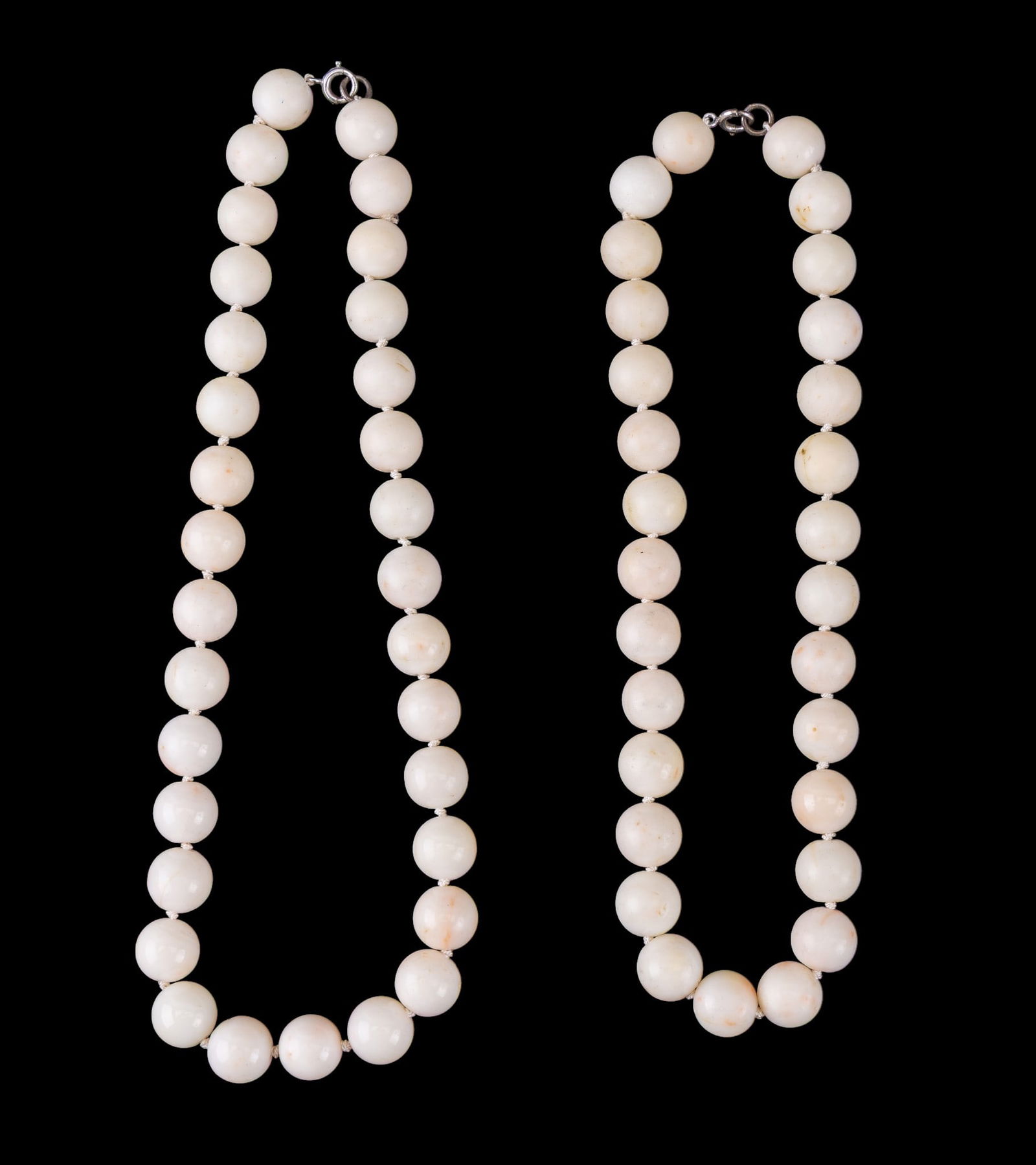 Pale Pink Coral Bead Necklaces (1 of 4)
