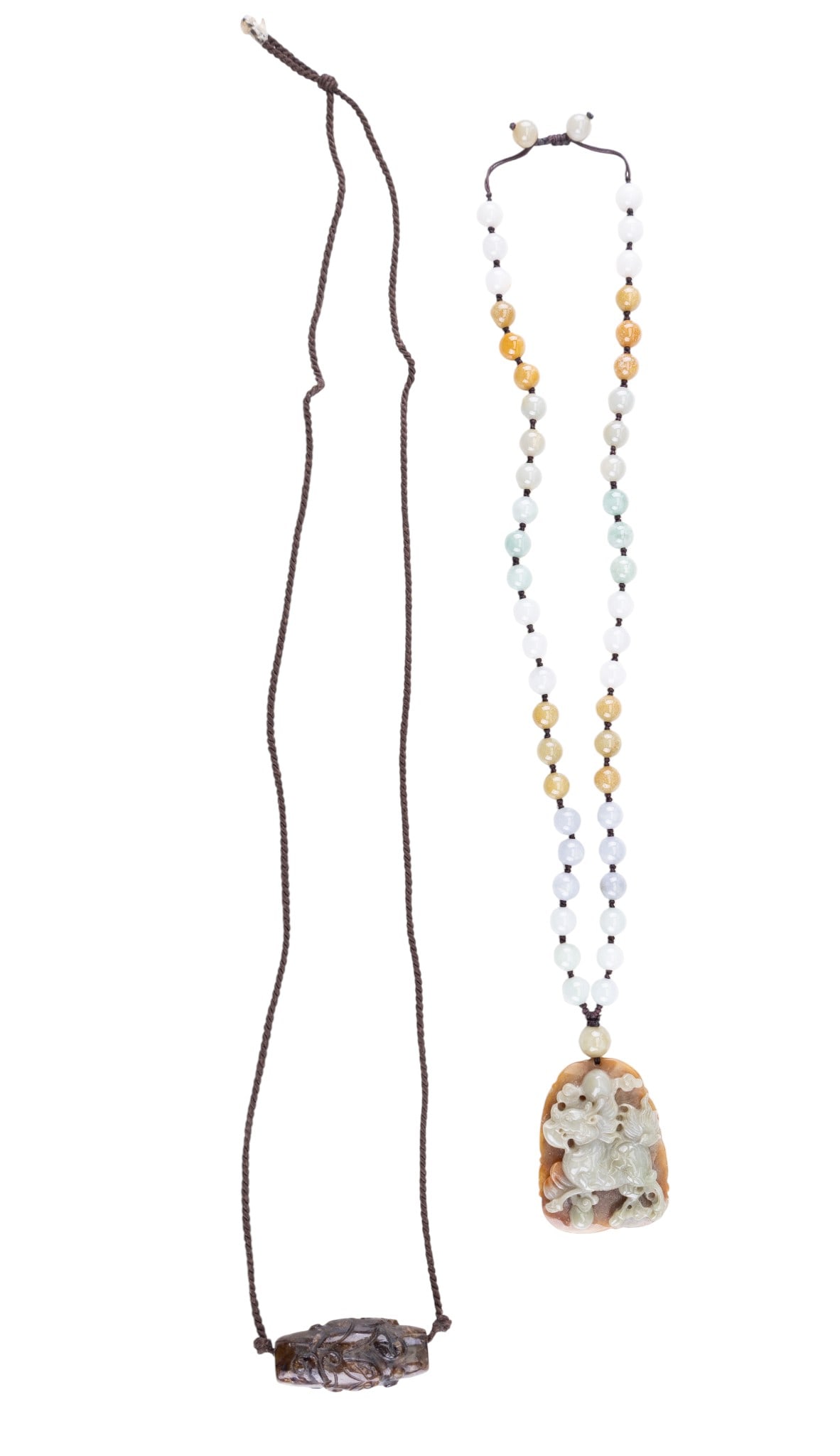 Jade Medallion and Nephrite Necklaces (1 of 8)