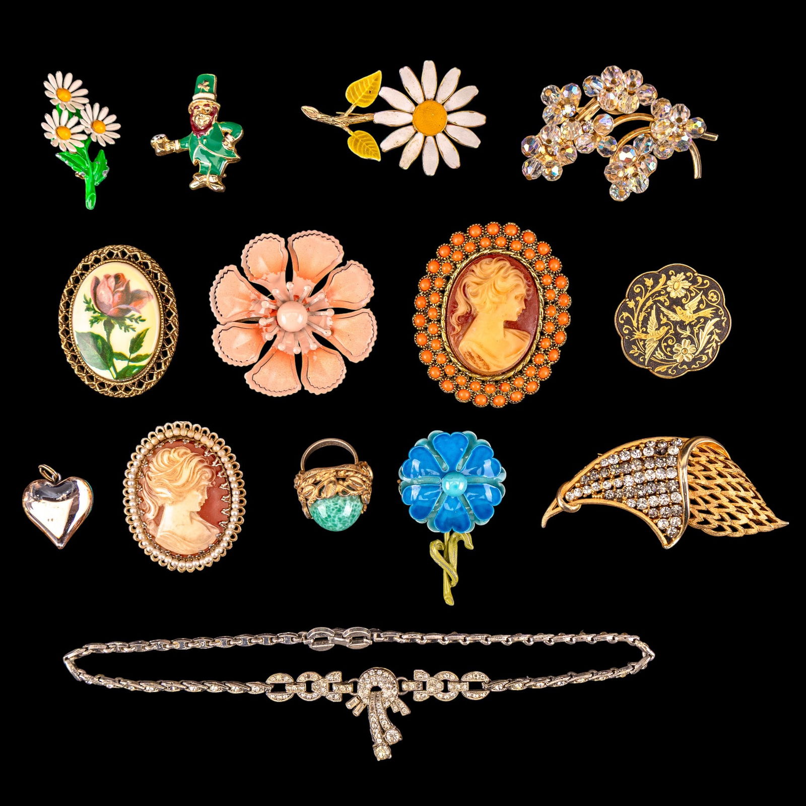 Mod Pins and Trifari Jewelry (1 of 12)