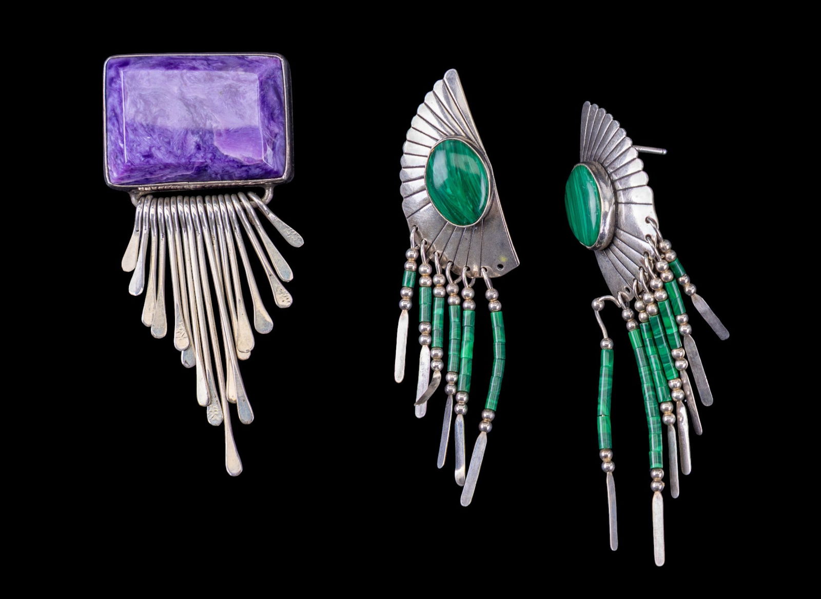 Vintage Sterling Native American Jewelry (1 of 7)