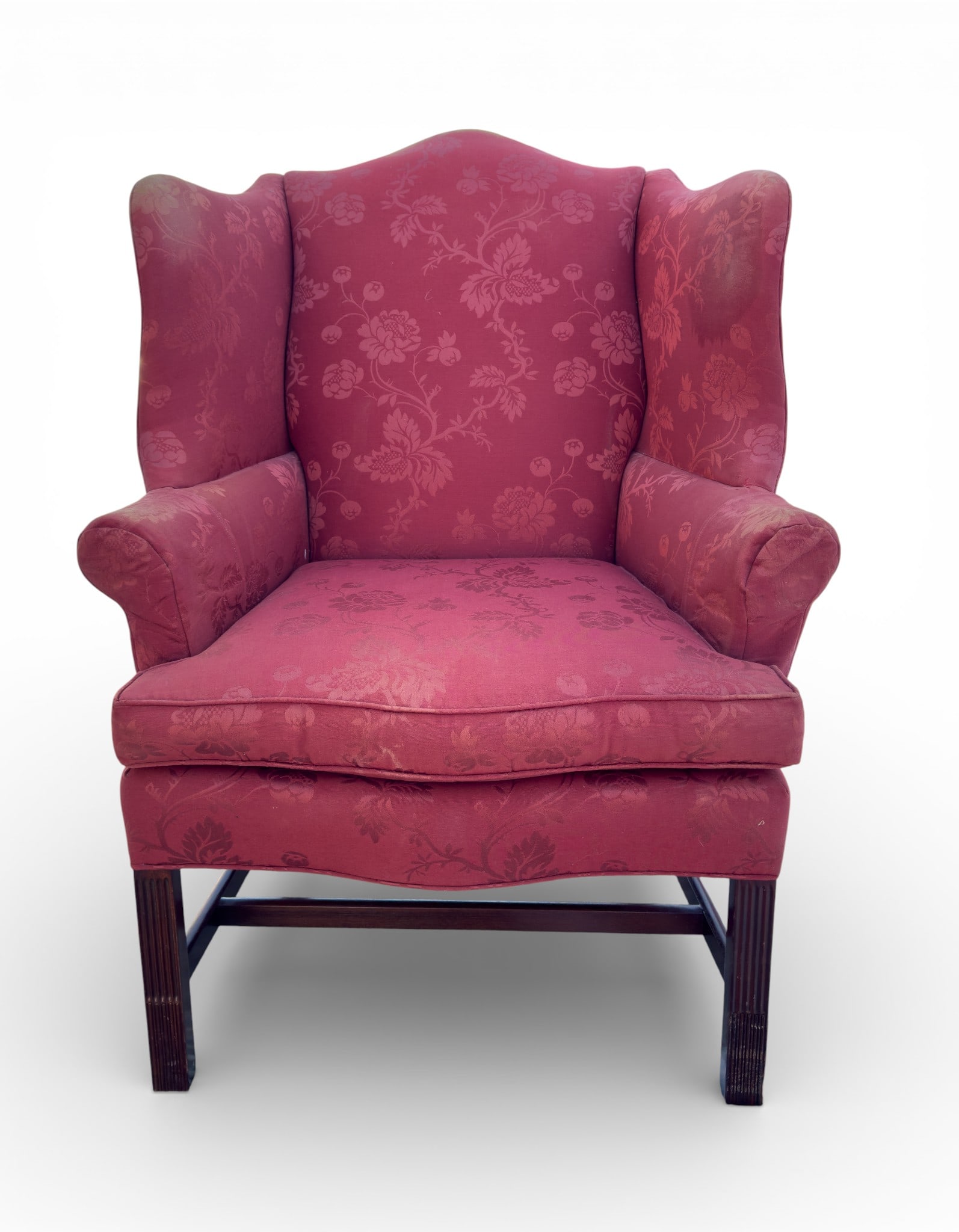 Mahogany Chippendale Wing Chair (1 of 10)