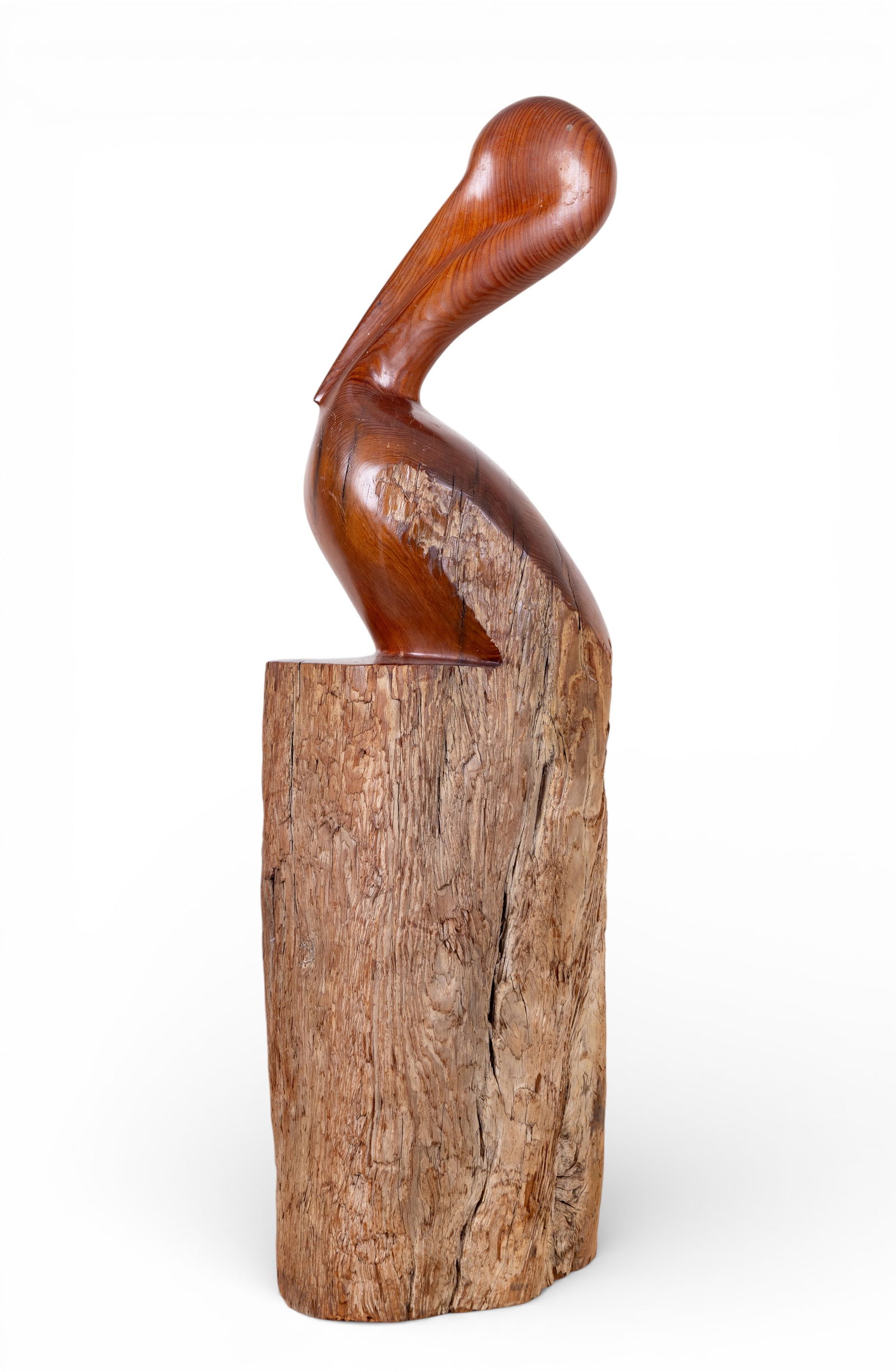Carved Ironwood Pelican Sculpture (1 of 7)