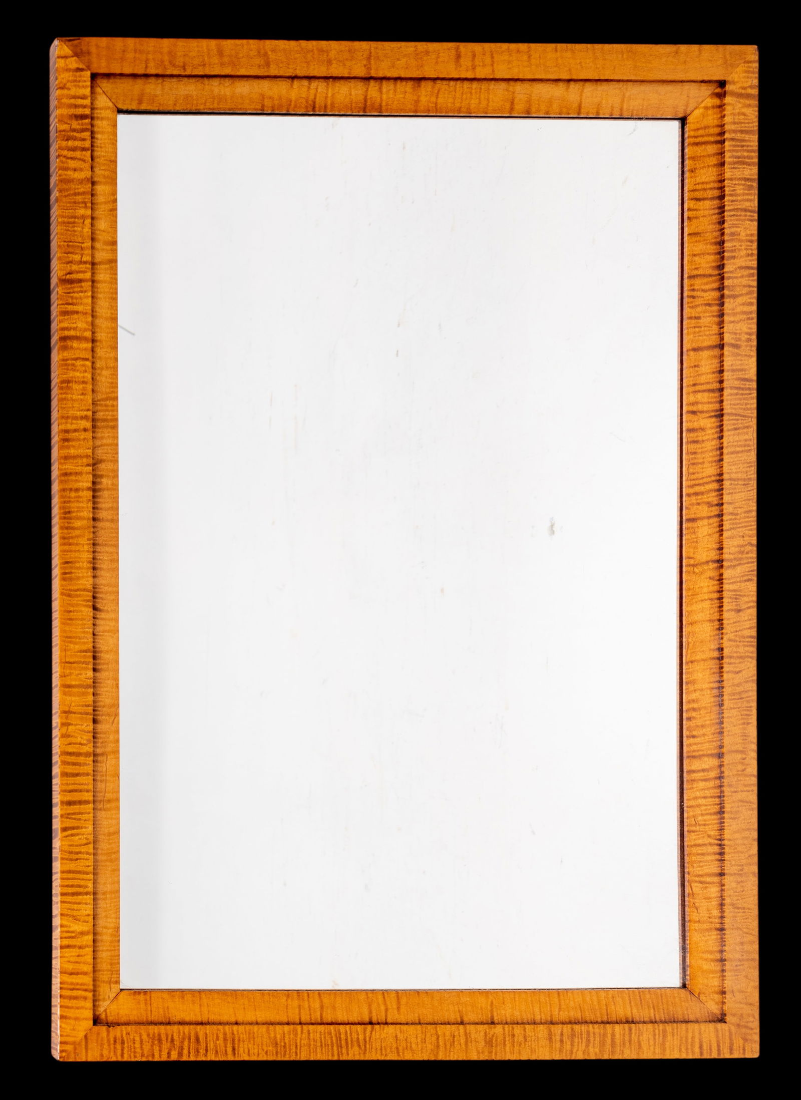 Tiger Maple Framed Wall Mirror (1 of 2)