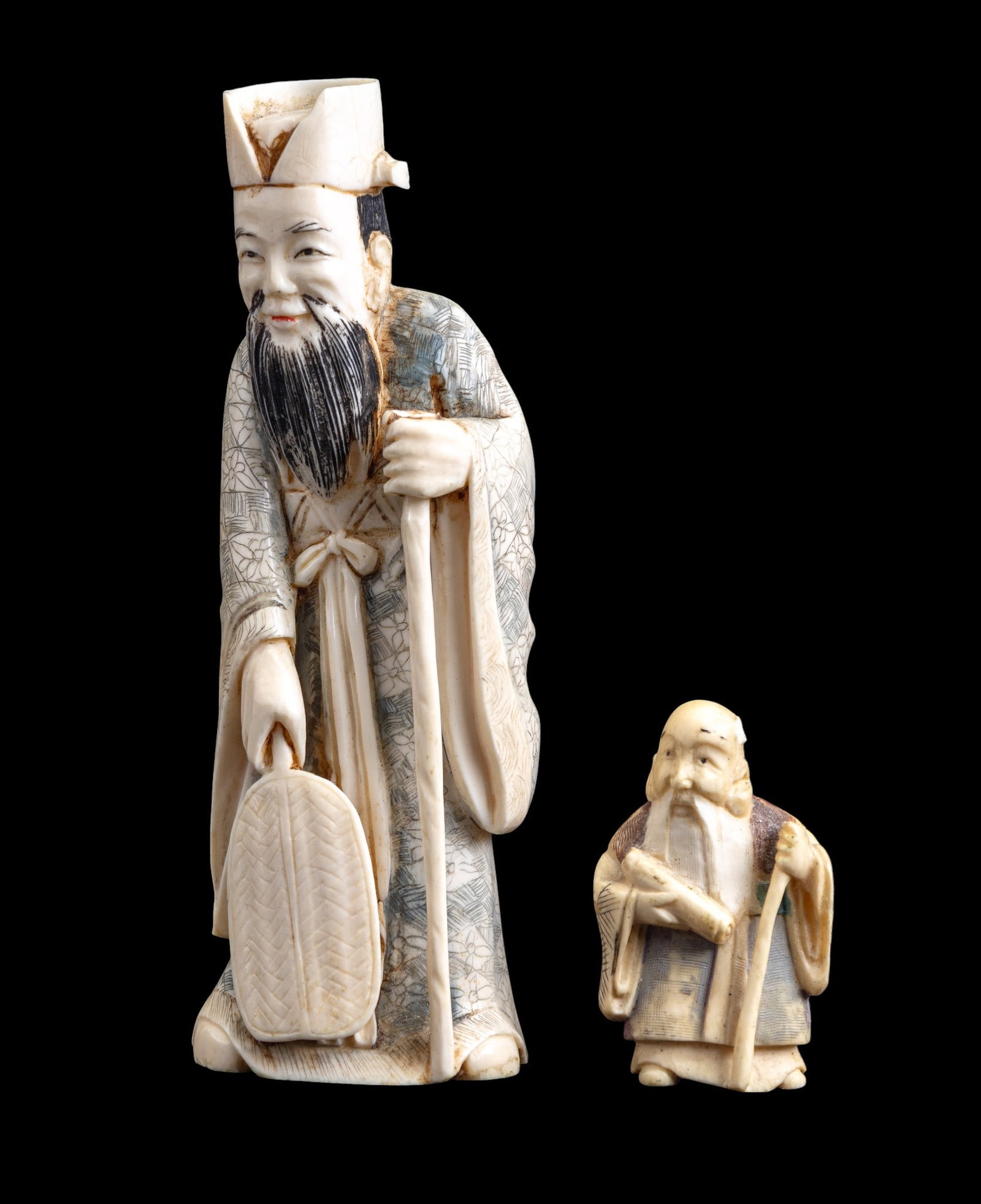 Carved Natural Figurine and Netsuke (1 of 4)