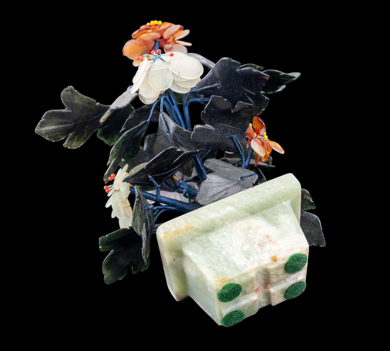 Tabletop Jade Tree in Planter - 4