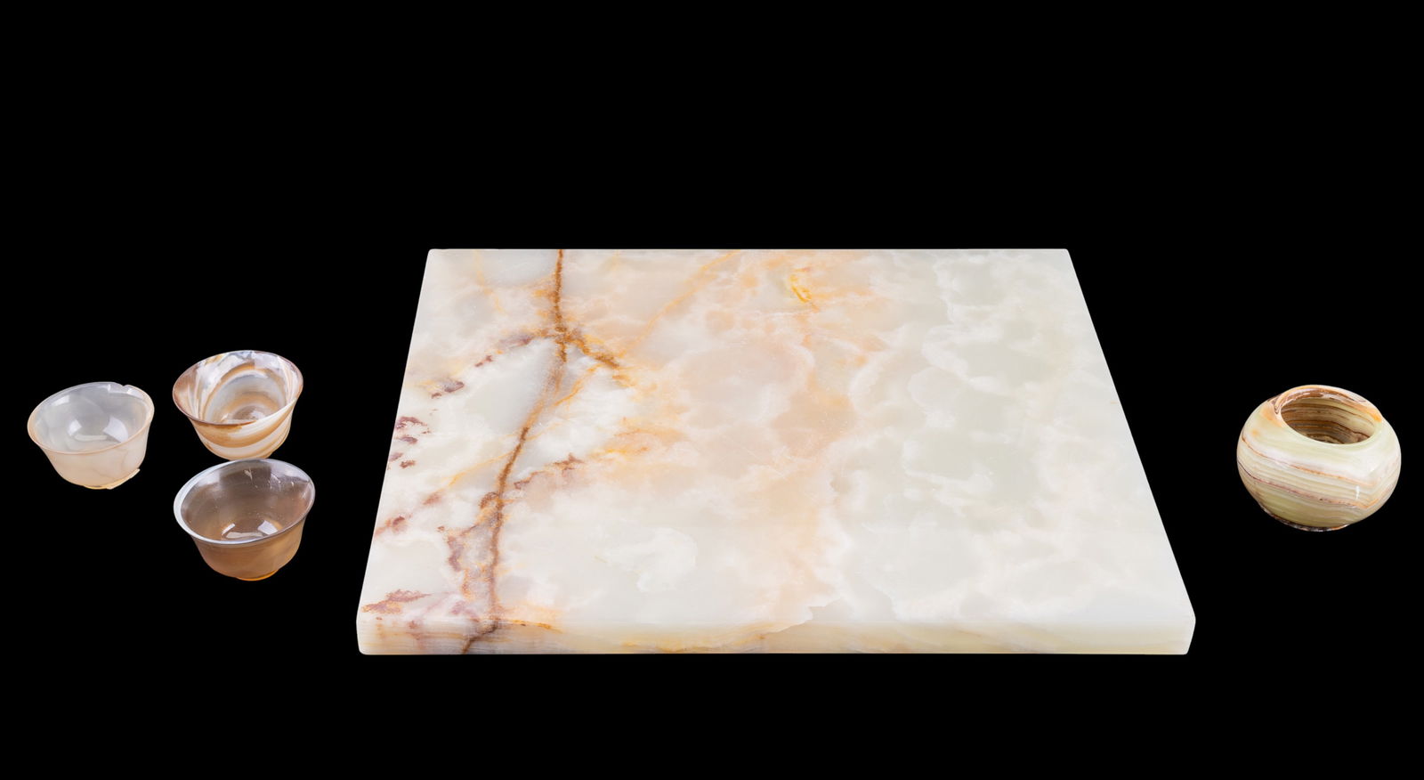 Onyx Marble Cutting Board and Cups (1 of 12)