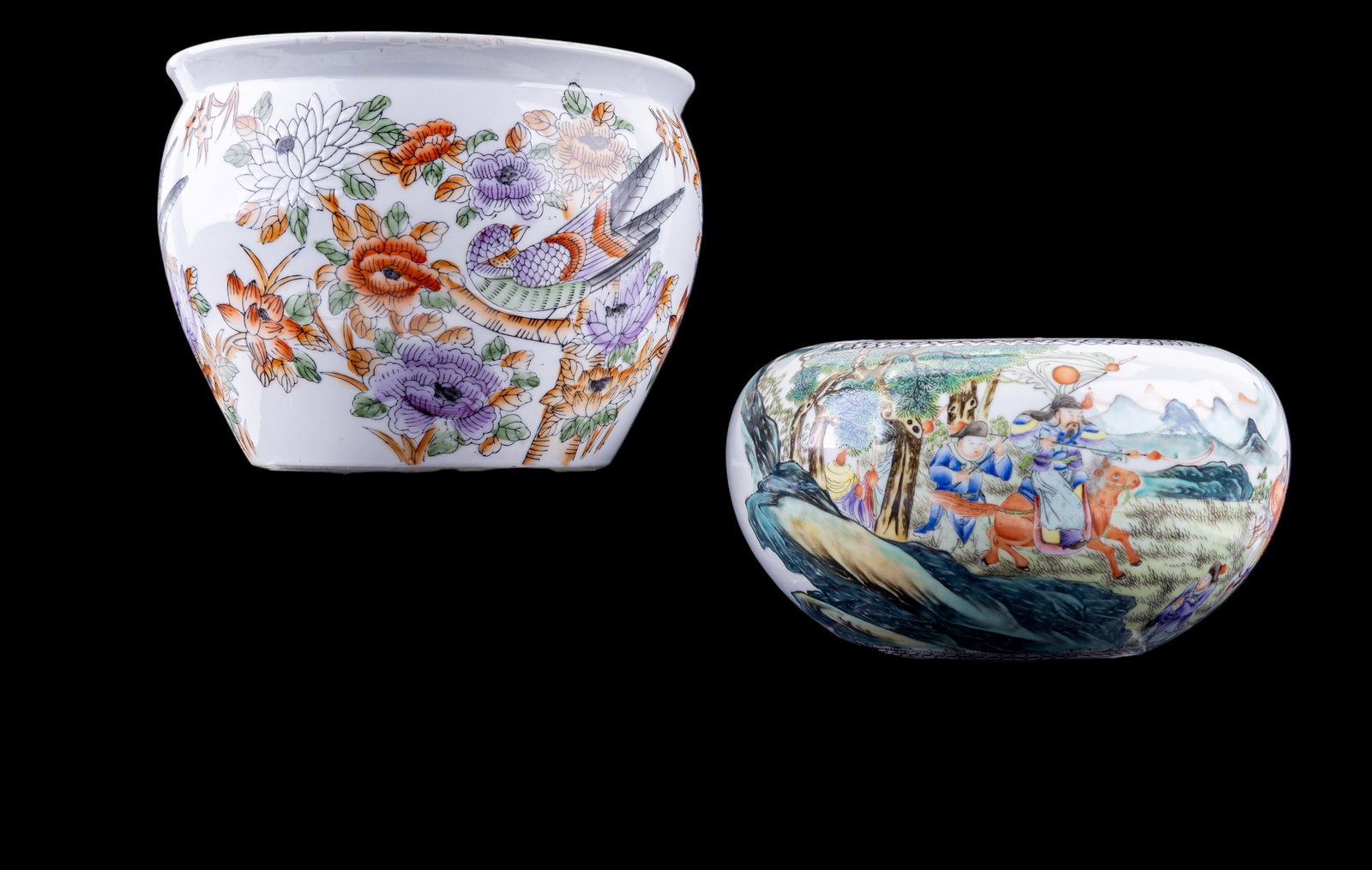 Asian Porcelain Planters (1 of 10)