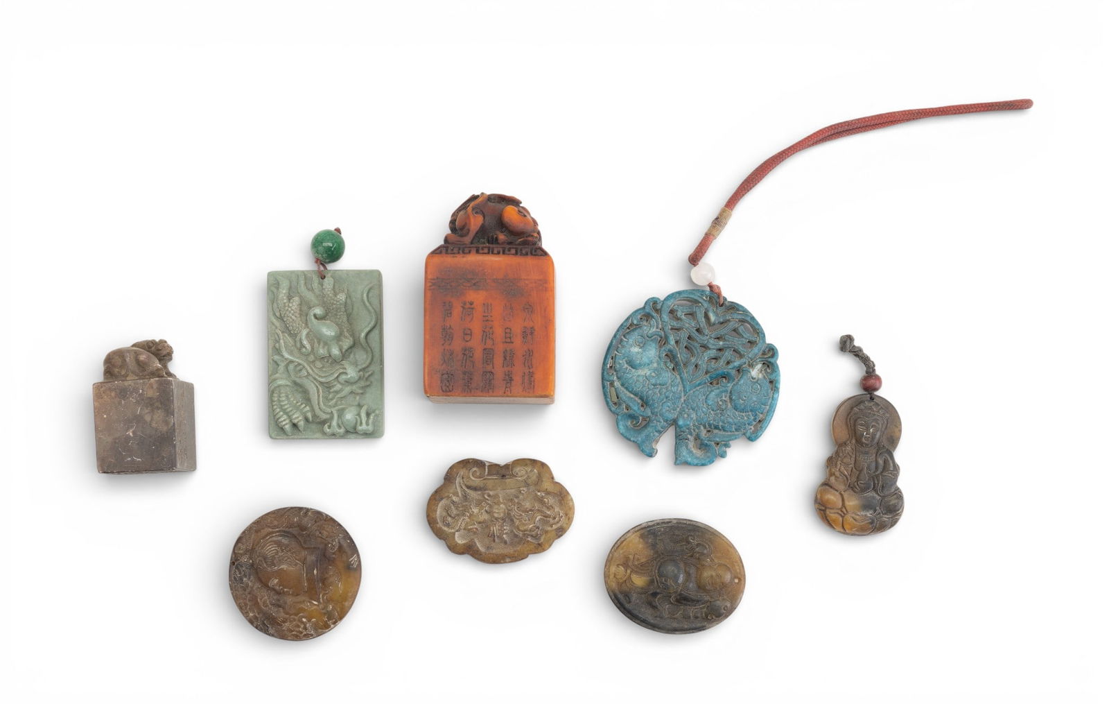 Chinese Jade and Nephrite Medallions (1 of 8)