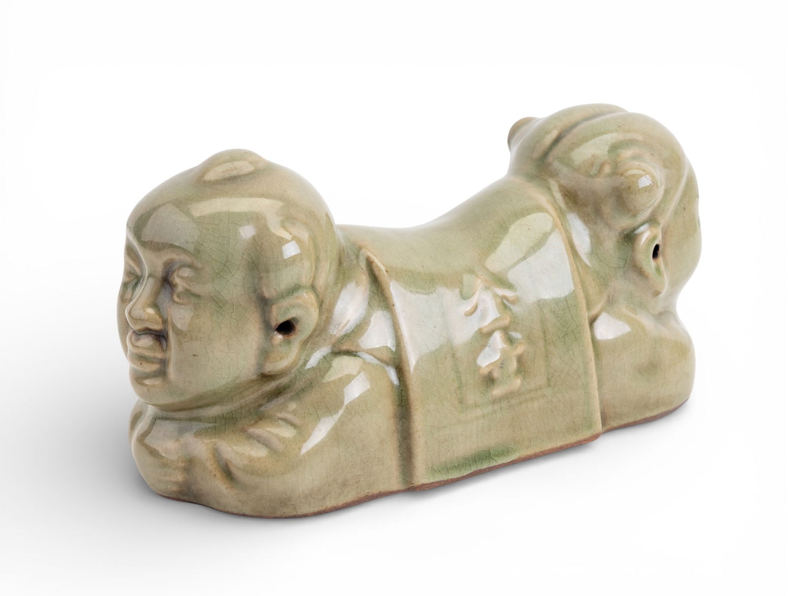 Chinese Celadon Porcelain Pillow (1 of 8)