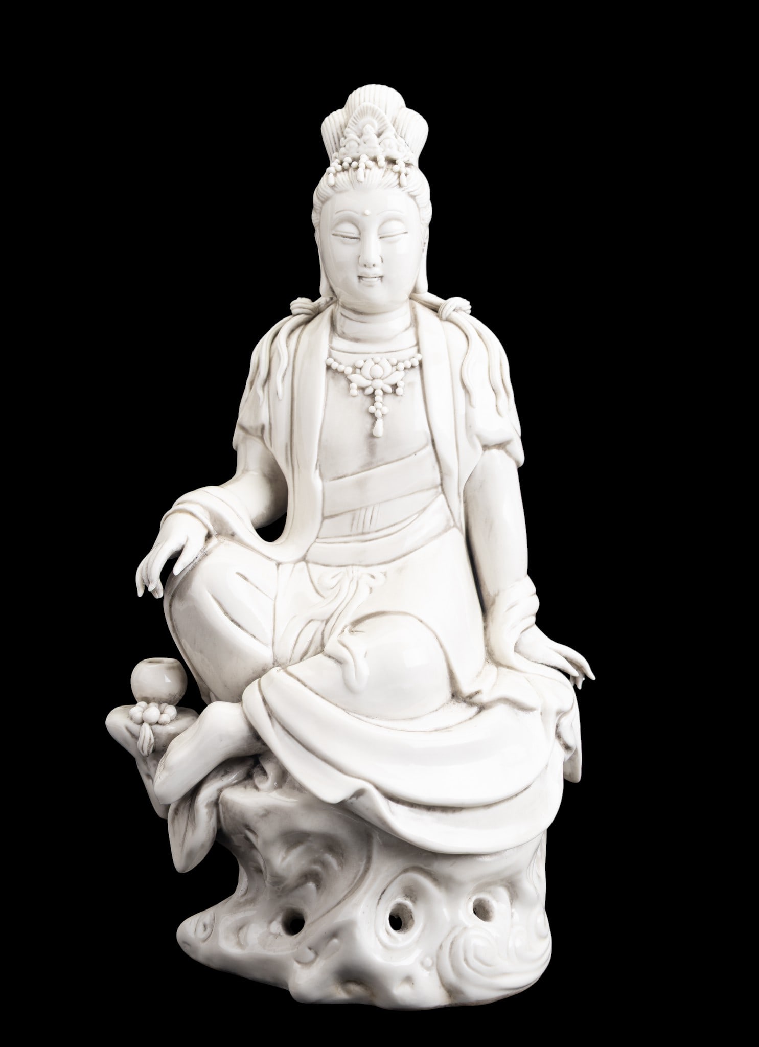 Chinese White Porcelain Guanyin (1 of 8)