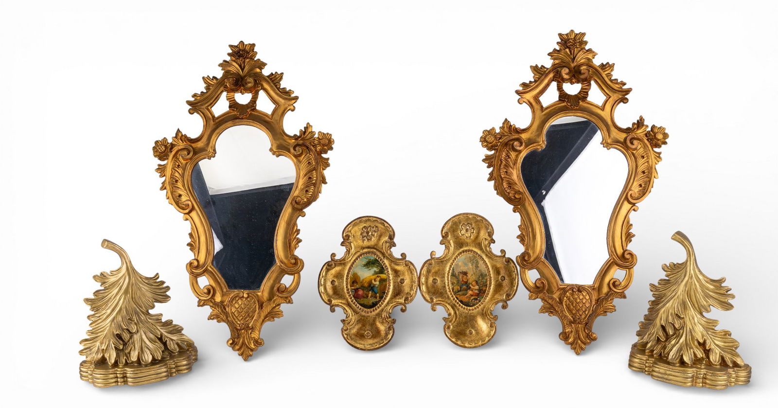 Italian Wall Mirrors, Wall Sconces (1 of 16)