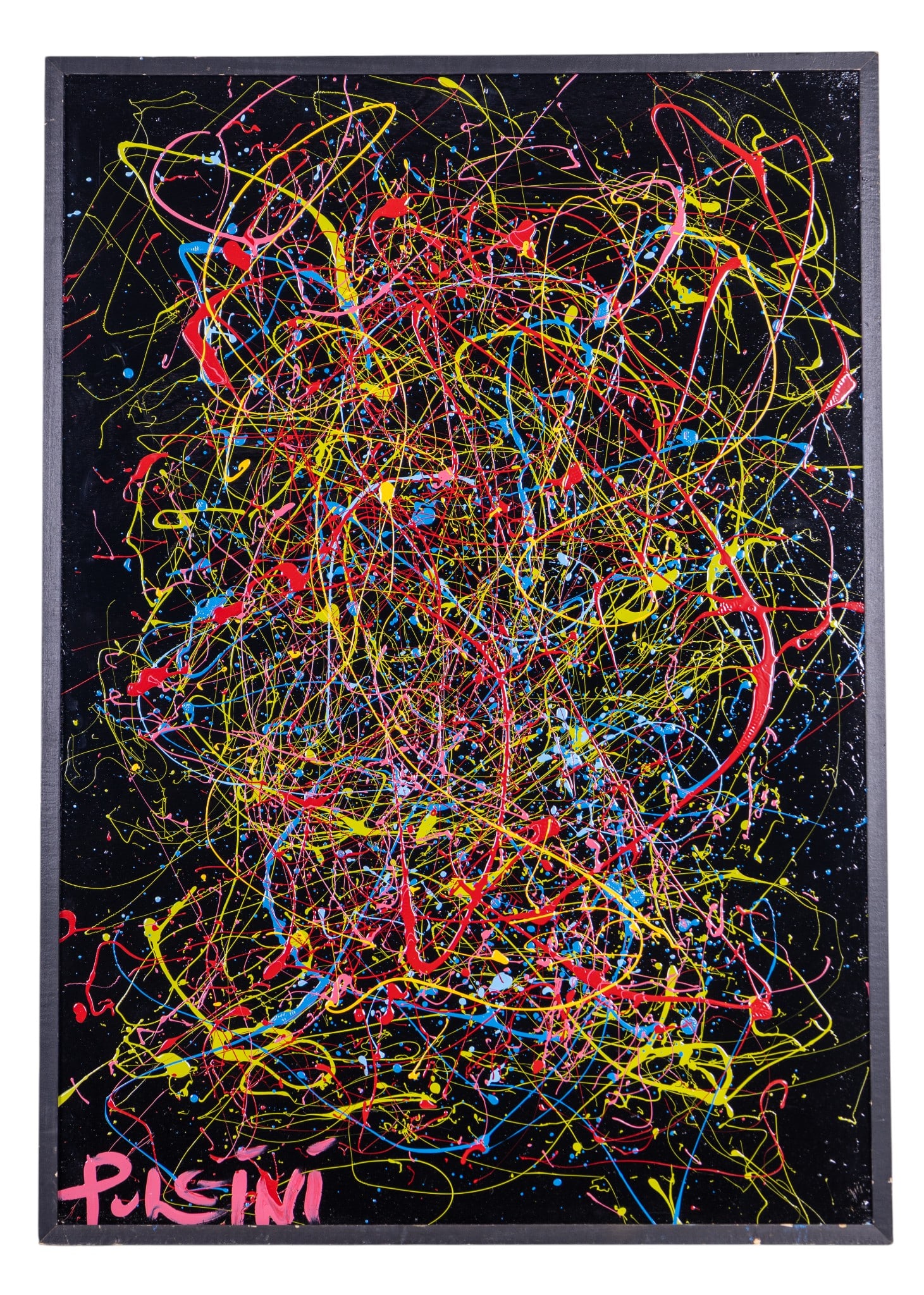 Thomas Puglini (Am, 1965-) Framed Painting (1 of 7)