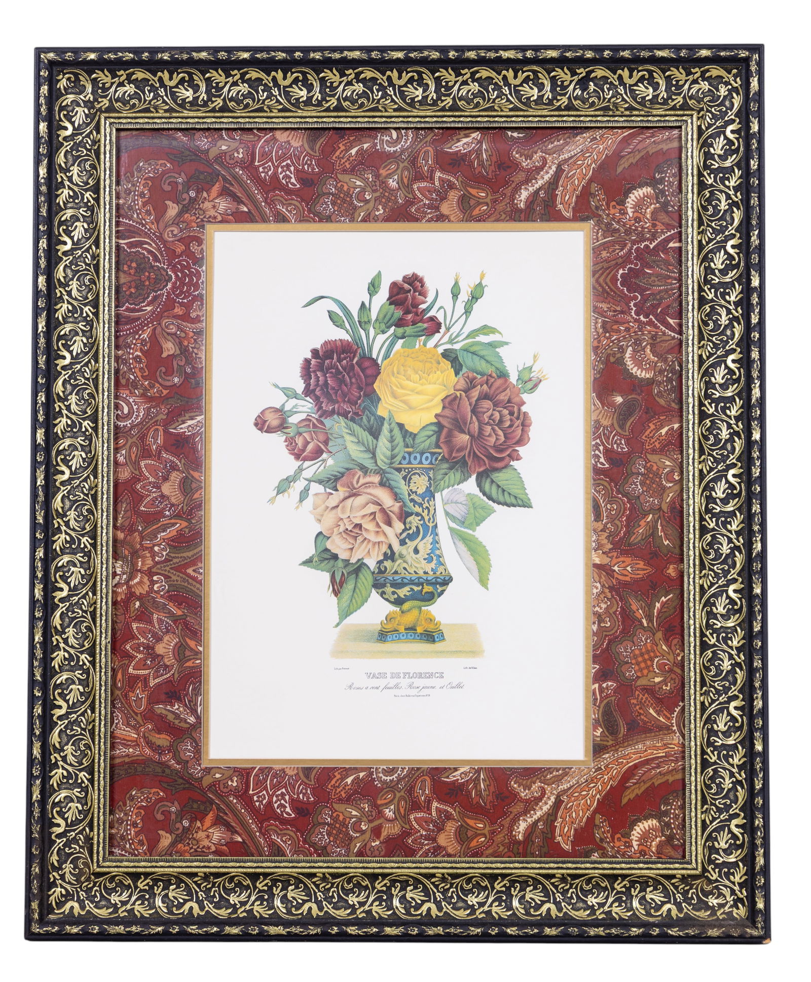 Framed French Botanical Lithograph (1 of 7)