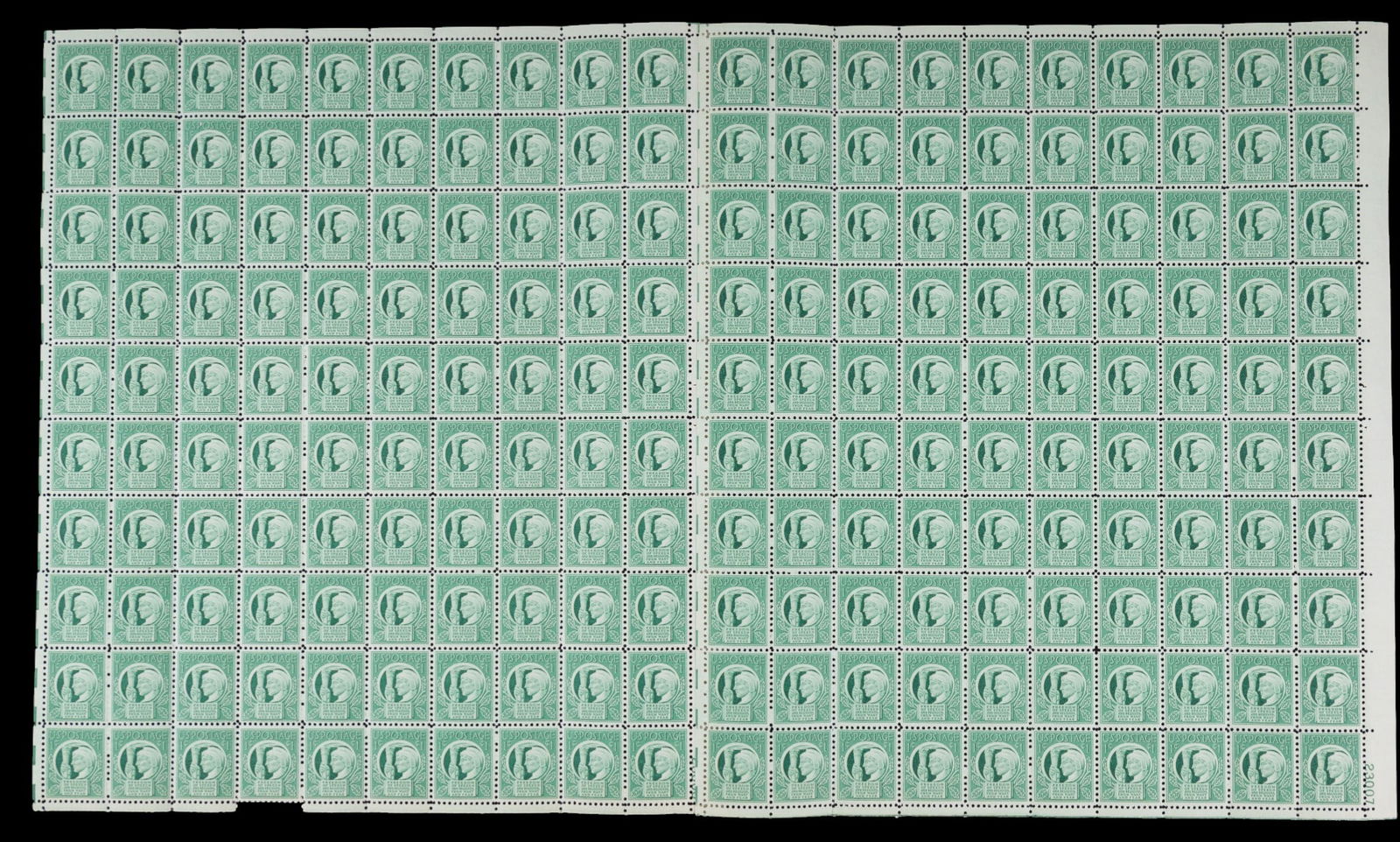 US Mint Postage Full Sheets, Scott #907, #908 - 2