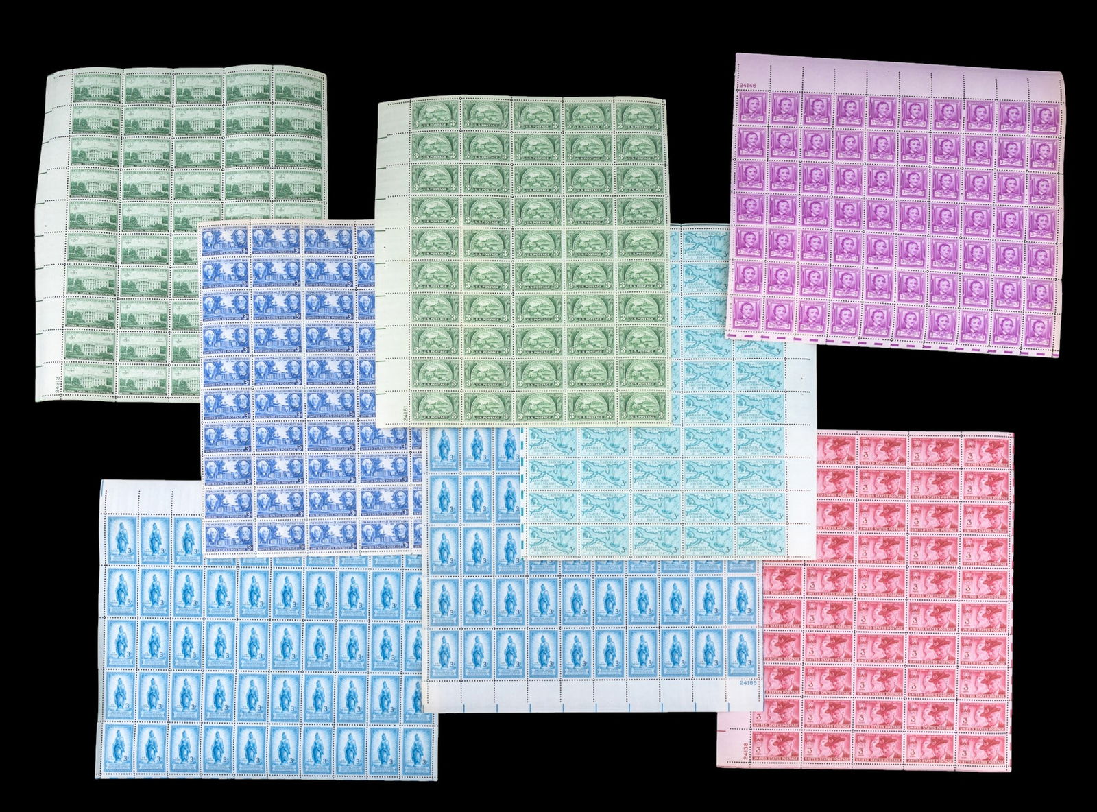 1949 - 1950 U.S. Commemorative Full Sheets (1 of 15)