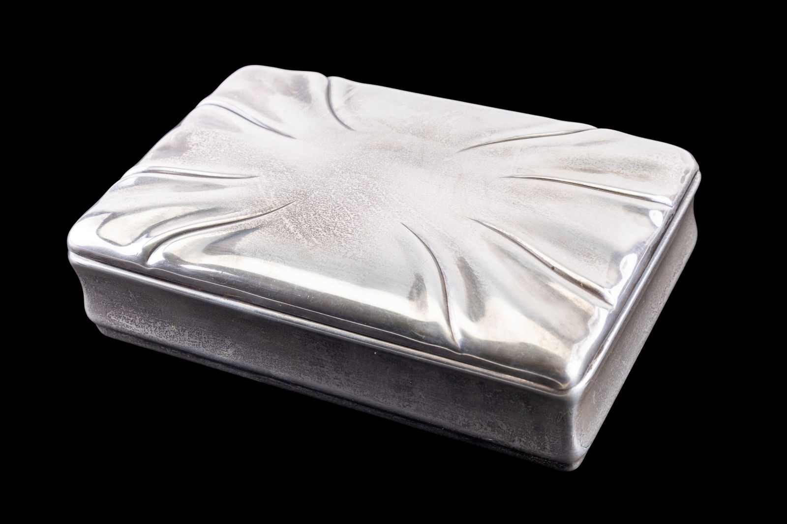 Sterling Silver Cigar / Cigarette Box (1 of 13)
