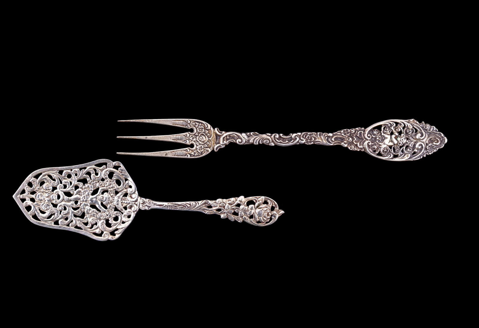European 800 Silver Serving Utensils (1 of 6)