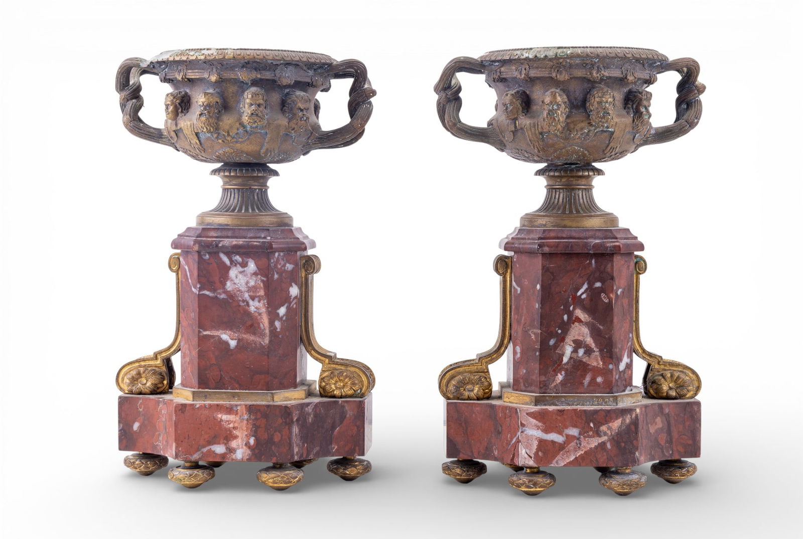 Pair of Warwick Vases / Urns (1 of 10)