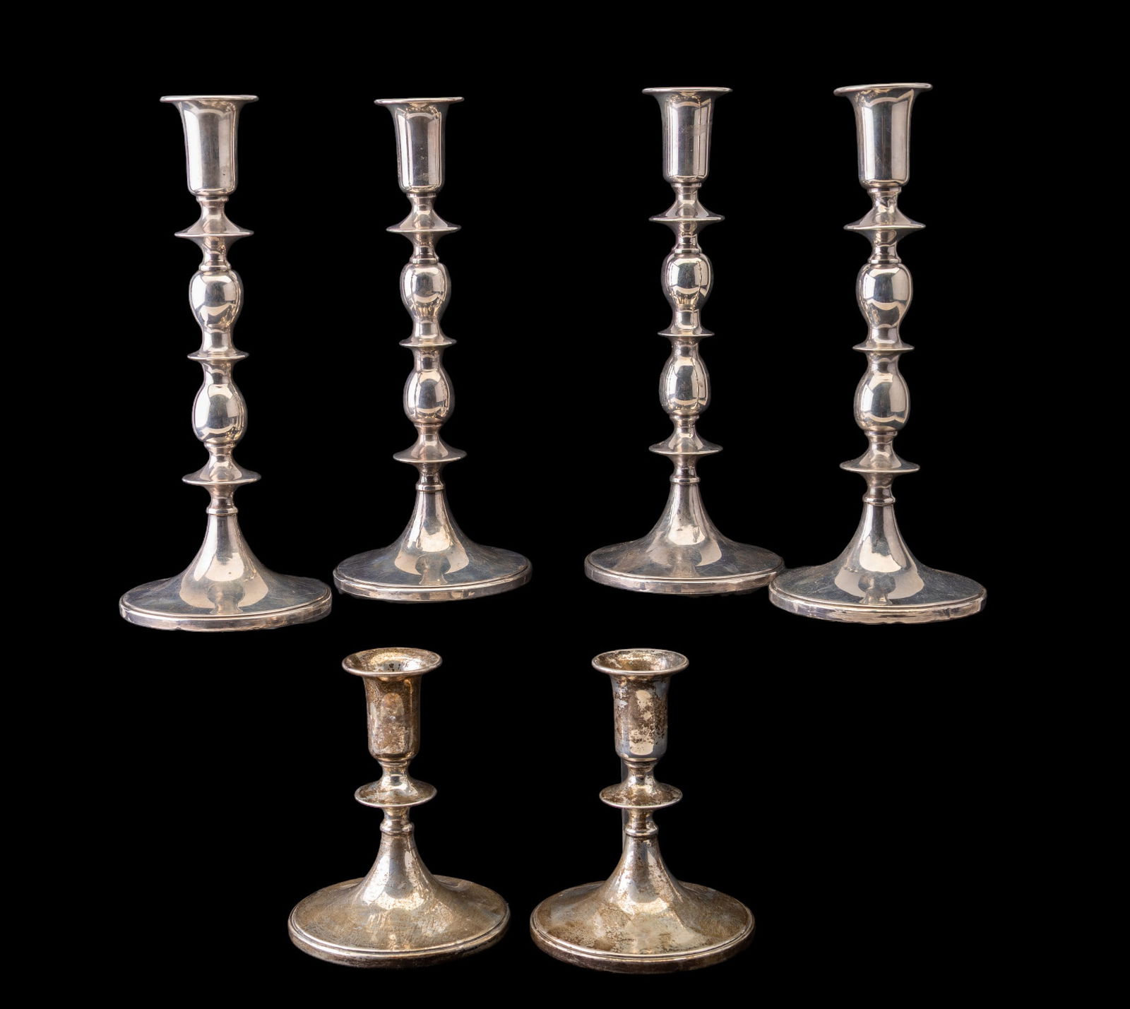 6 B & M Weighted Sterling Silver Candlesticks (1 of 7)