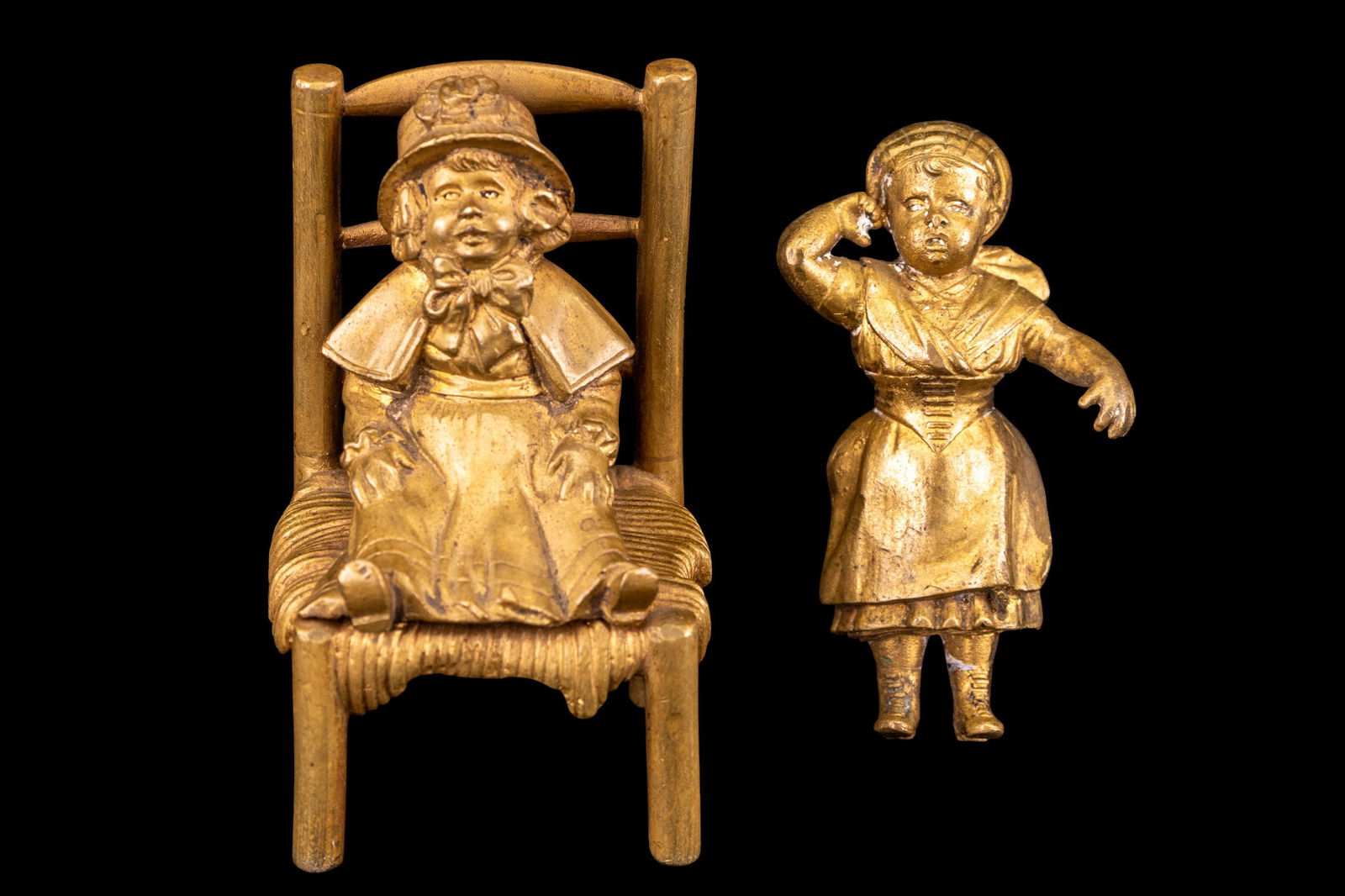 Bronze Vienna Girl Figurines (1 of 10)