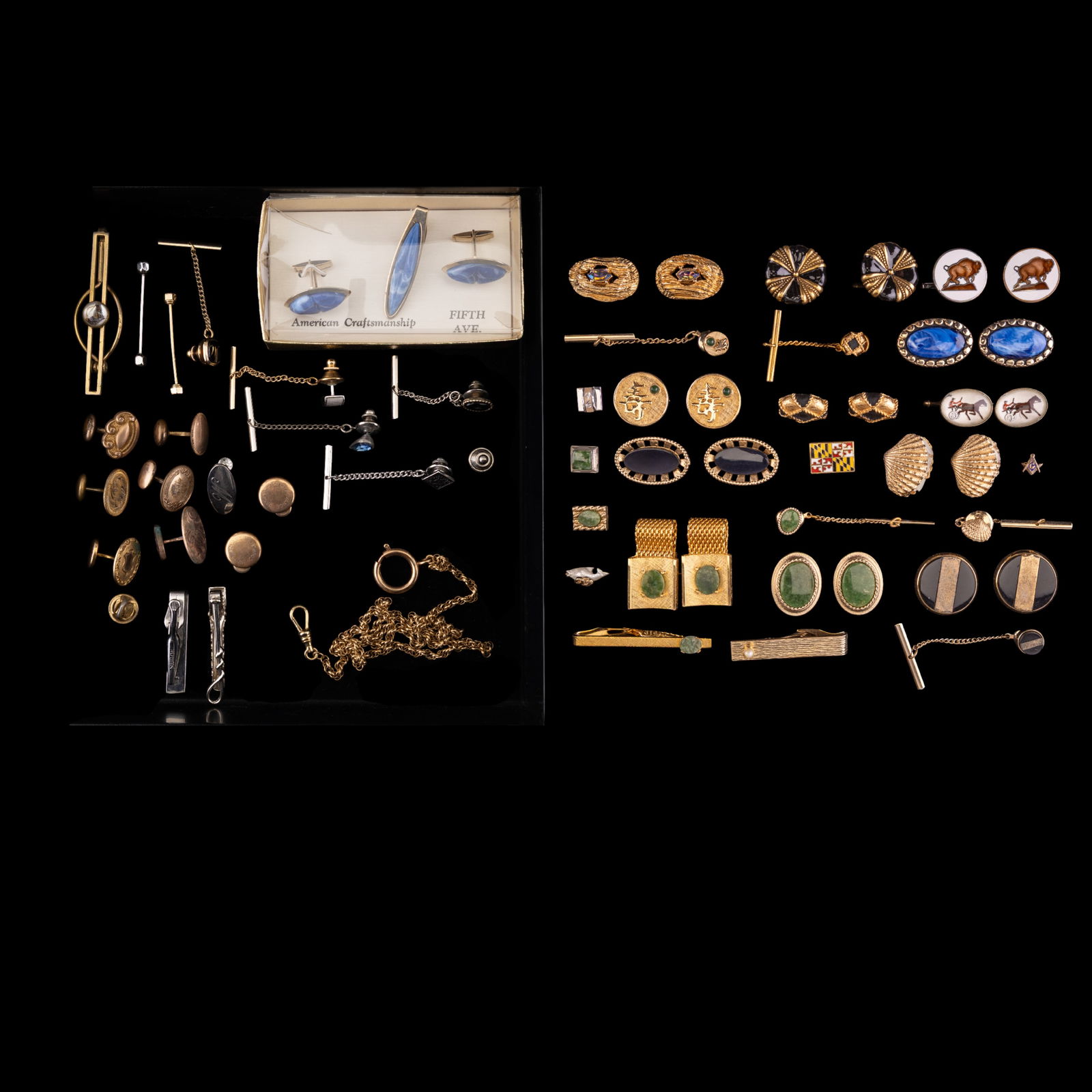 Vintage Cufflinks and Tie Clips (1 of 7)