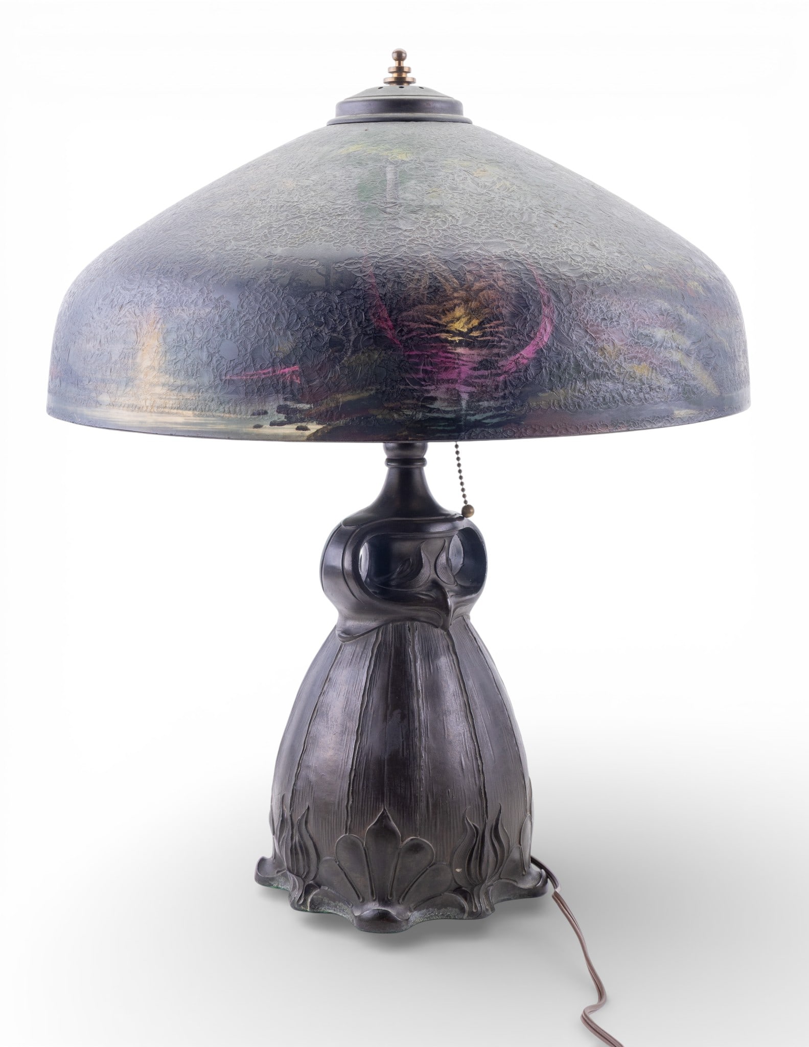 Pittsburgh Reverse-Painted Table Lamp - 2