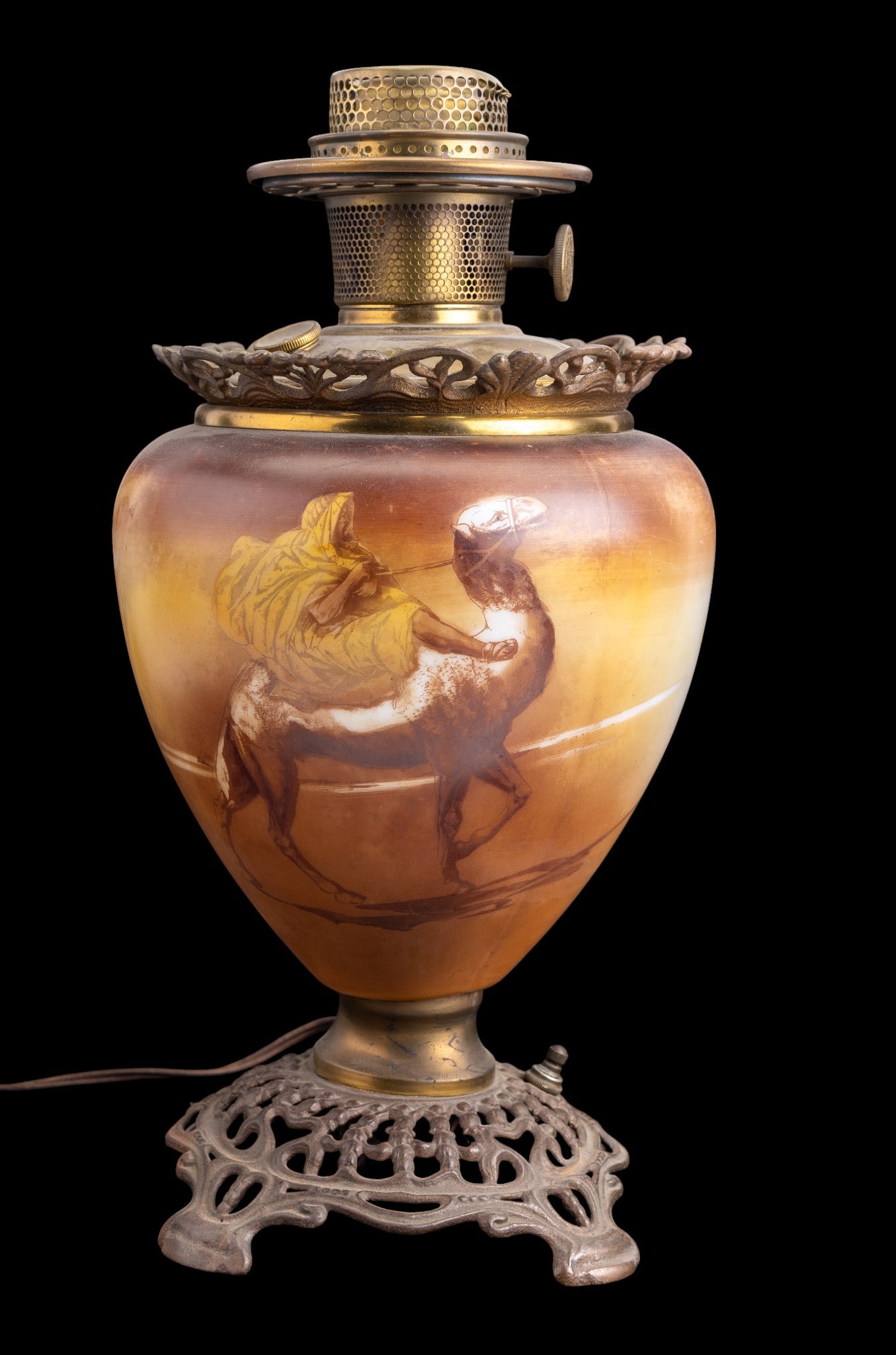 Converted Kerosene Parlor Lamp (1 of 13)