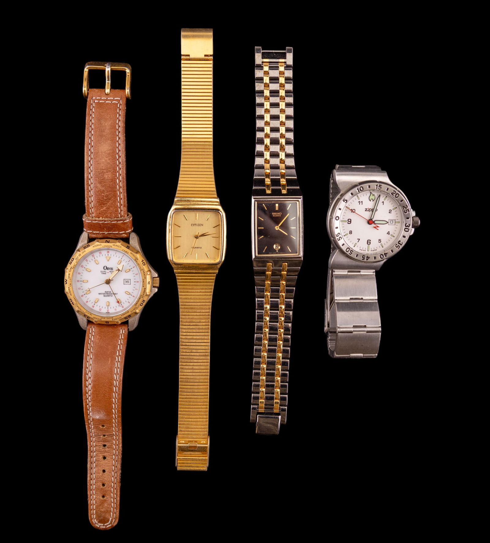 Men's Quartz Wristwatches (4) inclu Zippo Swiss (1 of 17)