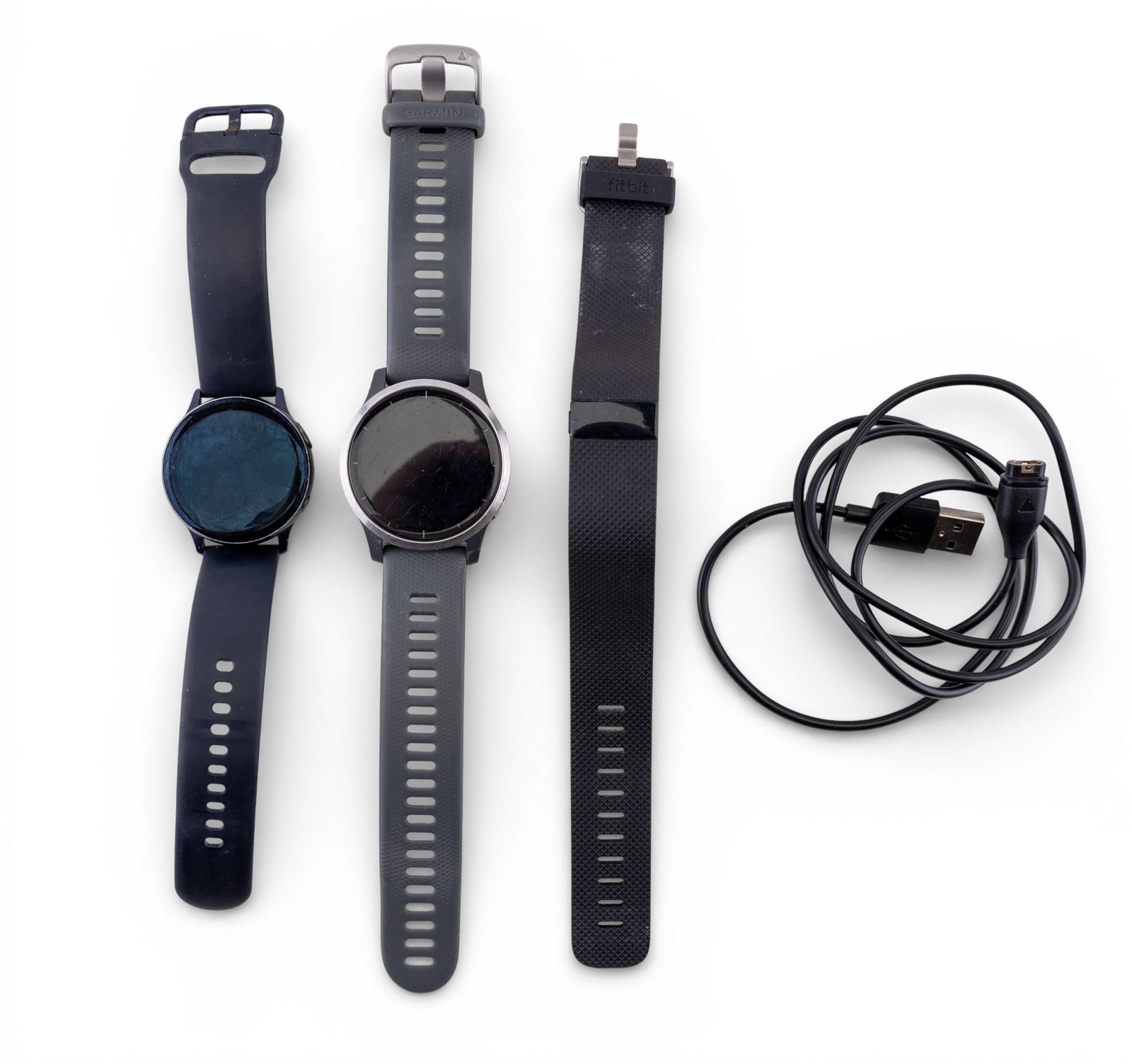 3 Smartwatches w/: Samsung, Fitbit, Garmin (1 of 6)
