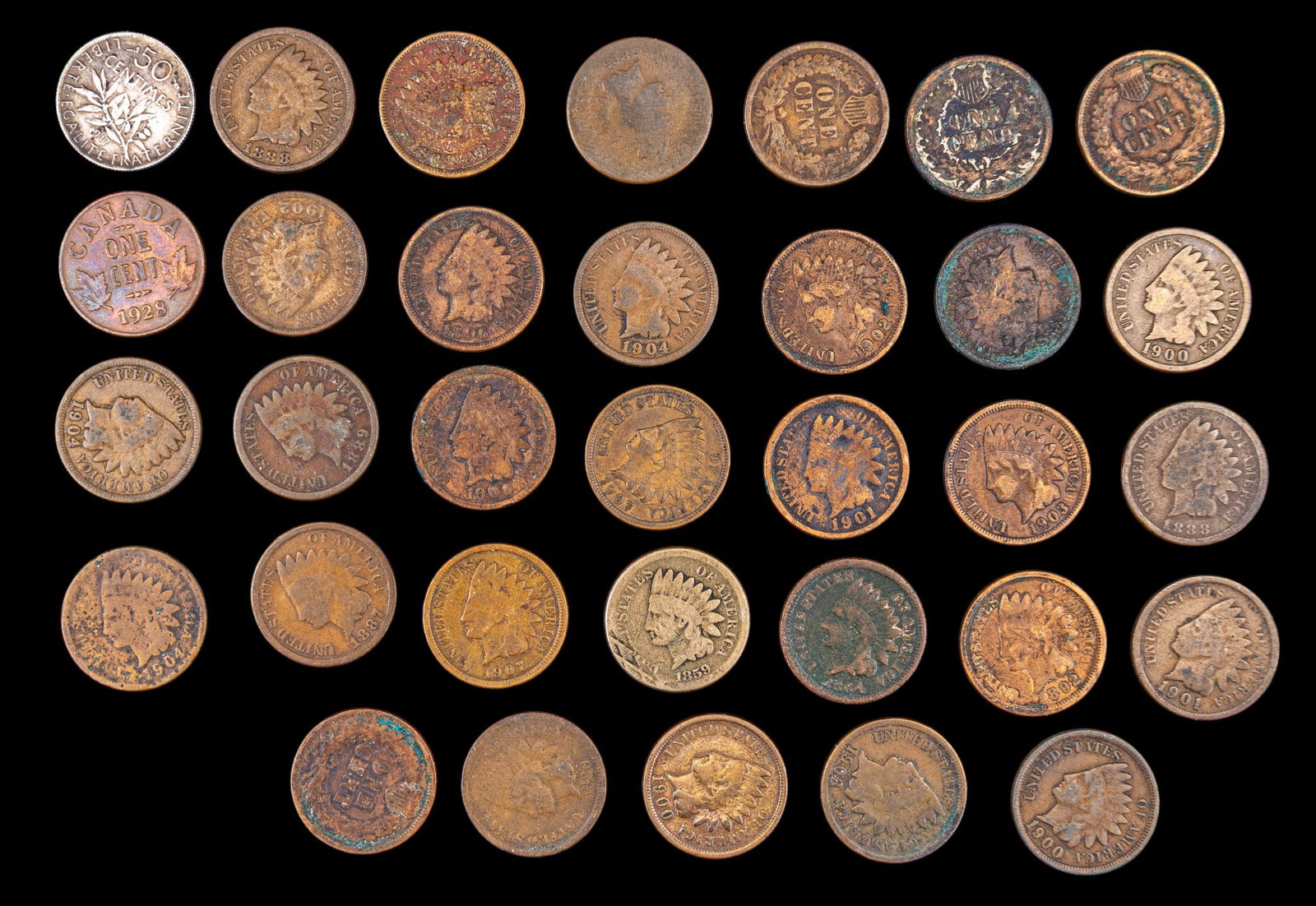 Indian Head Pennies (31) (1 of 5)
