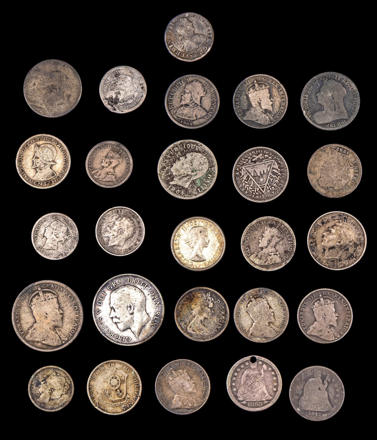 26 Early Silver Worlds Coins (1 of 5)