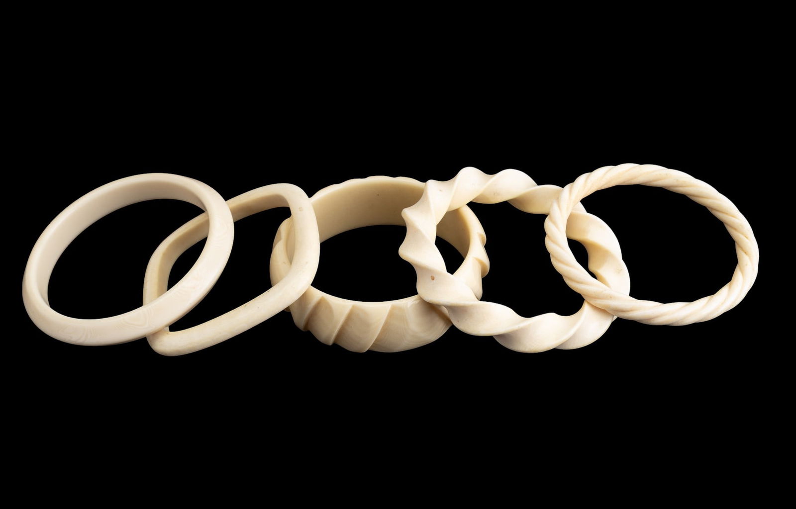 Natural Material Bangle Bracelets (5) - 4