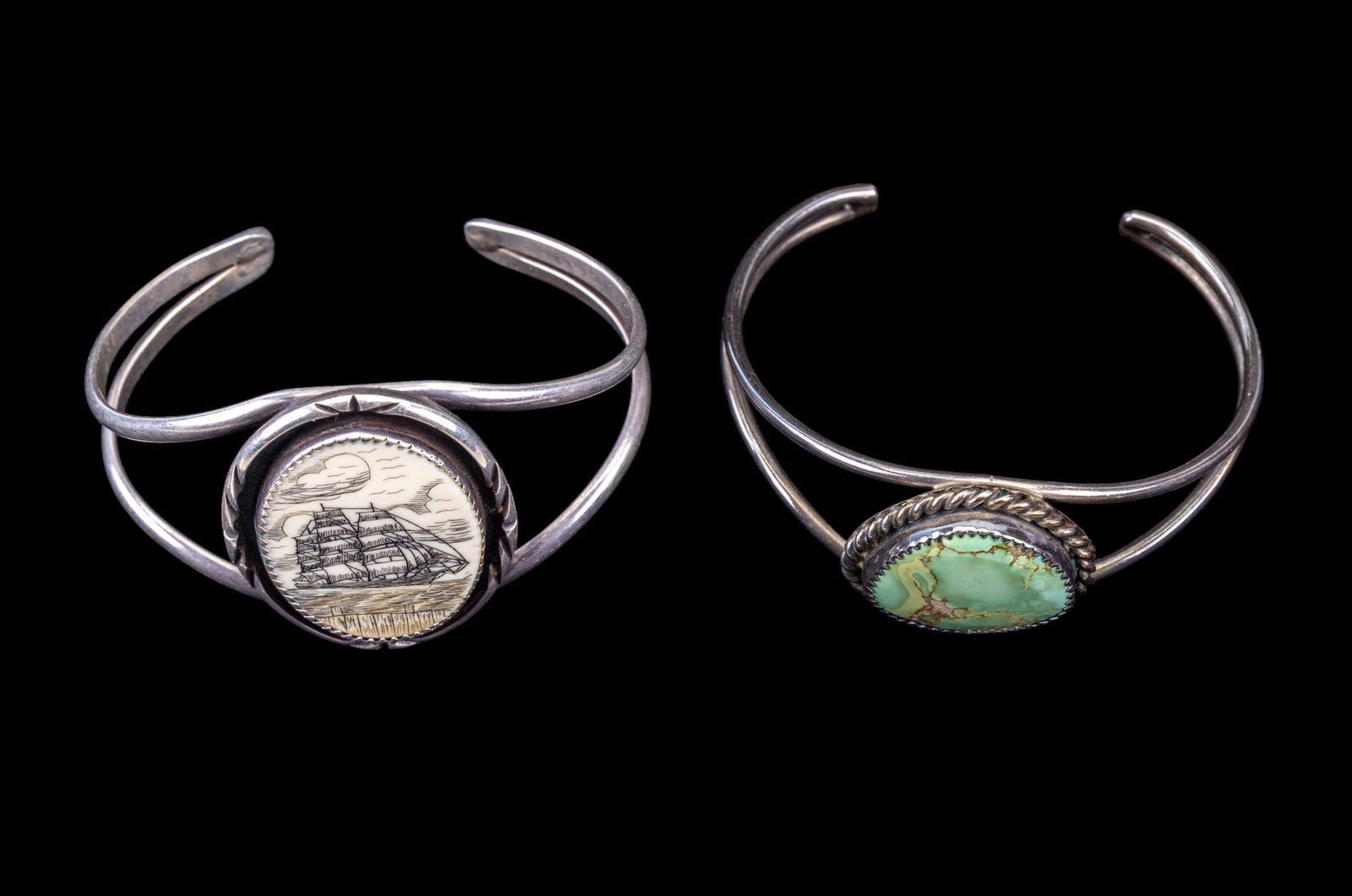 Sterling Silver Cuff Bracelets - 3