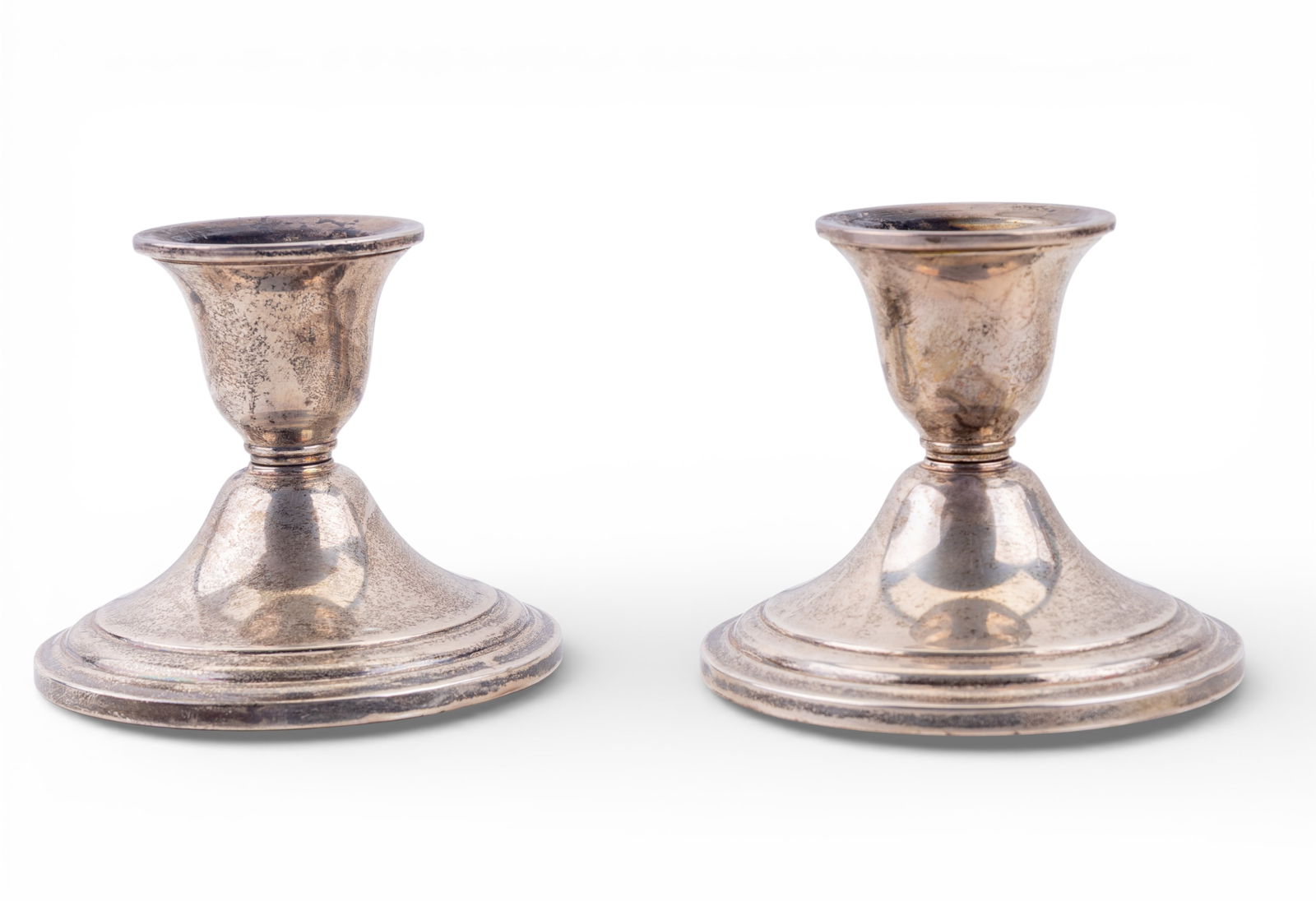 Pair Newport Sterling Weighted Candlesticks (1 of 6)